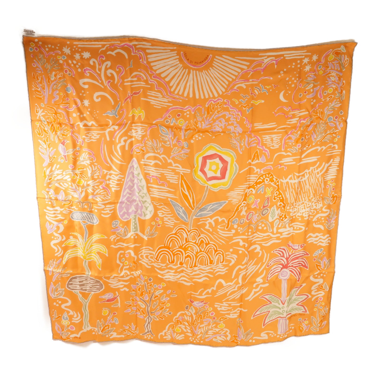 HERMES 絲質Scarf 90x90 絲巾