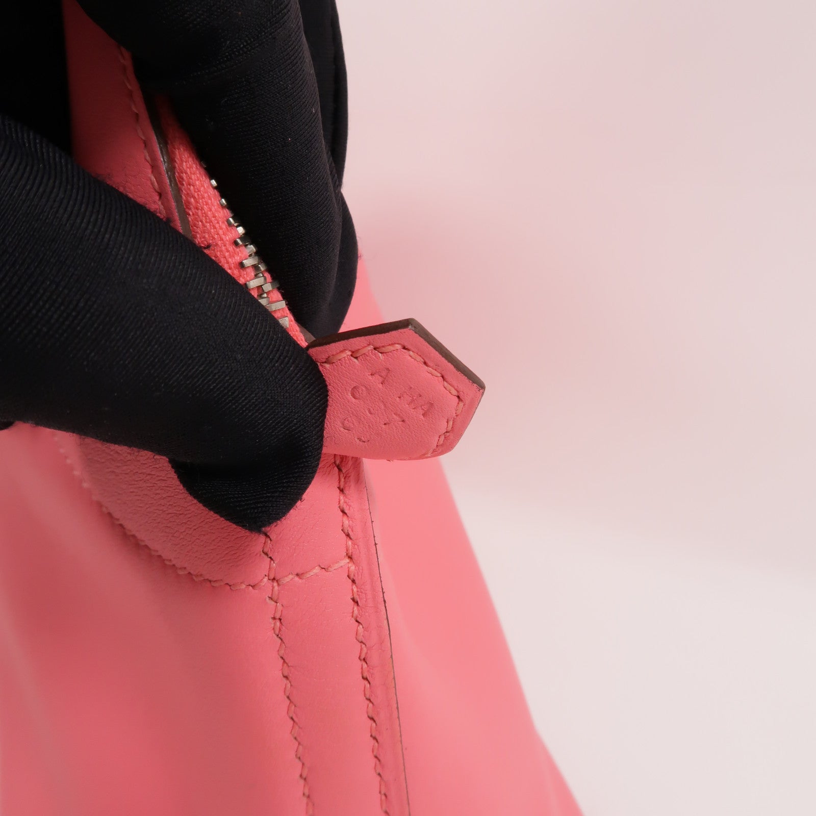 HERMES Swift皮革Bolide 27手挽肩背兩用袋Rose Azalee