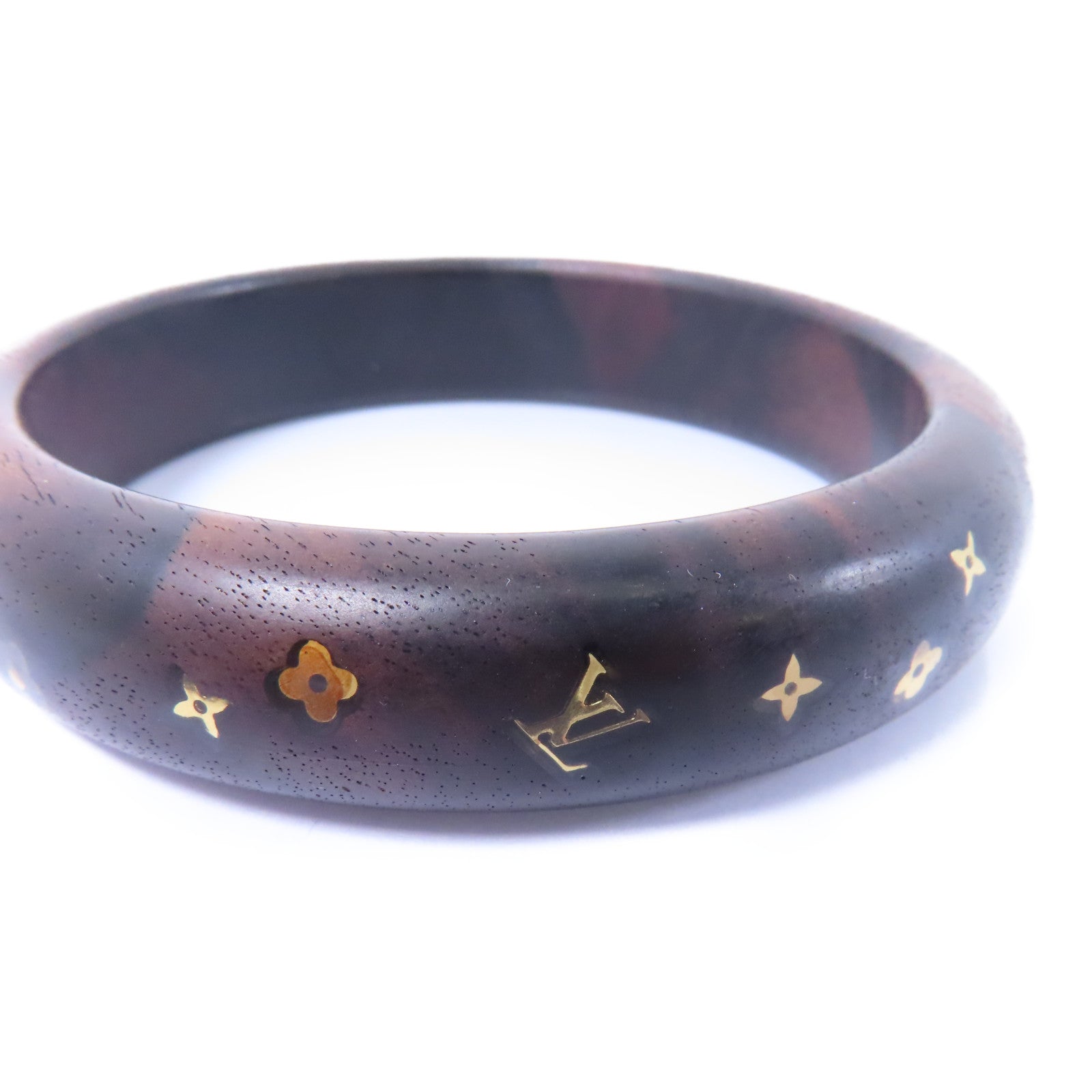 LOUIS VUITTON 木質Sylvanian Bangle/Bracelet手鐲深啡色