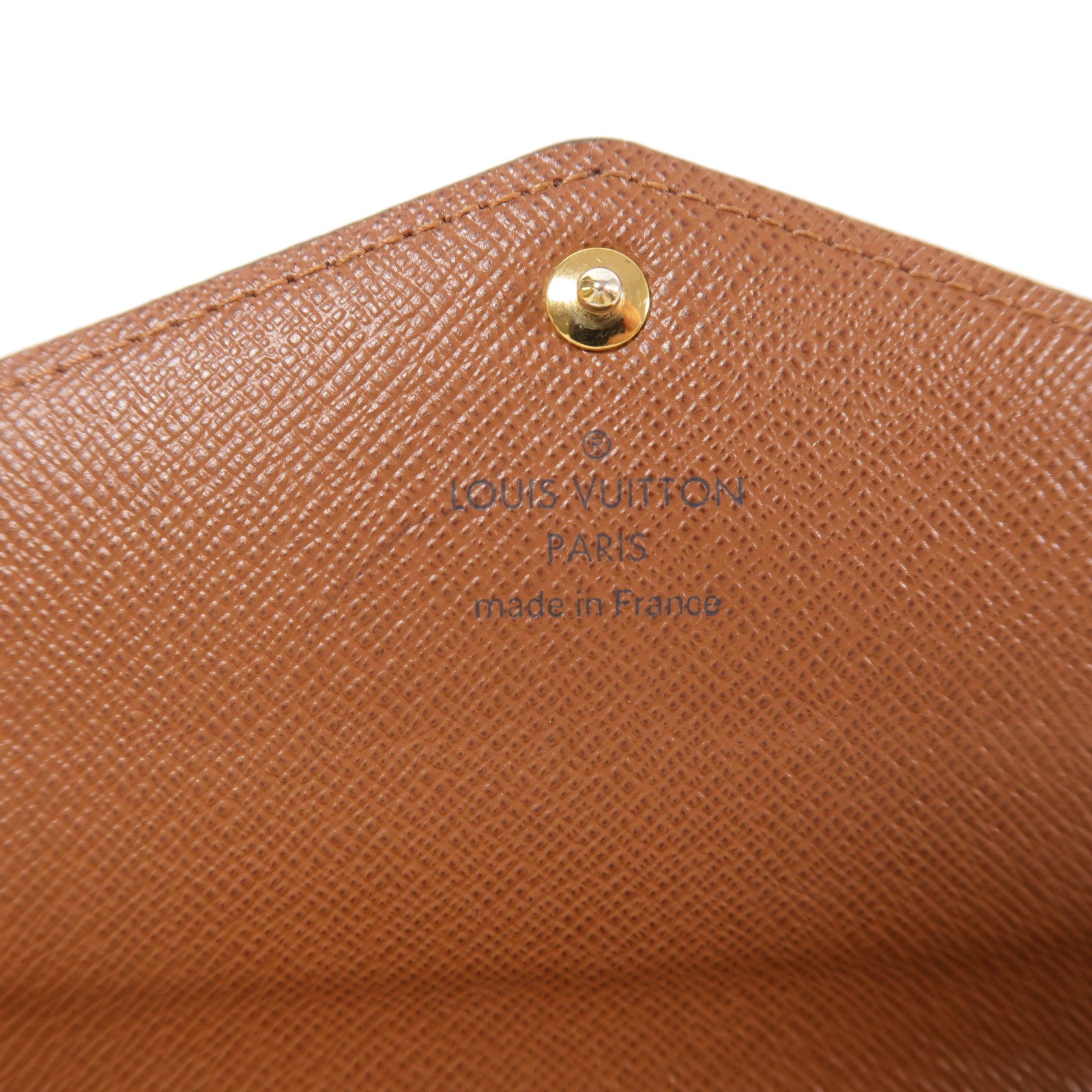 LOUIS VUITTON Monogram Long Wallet金扣長錢包