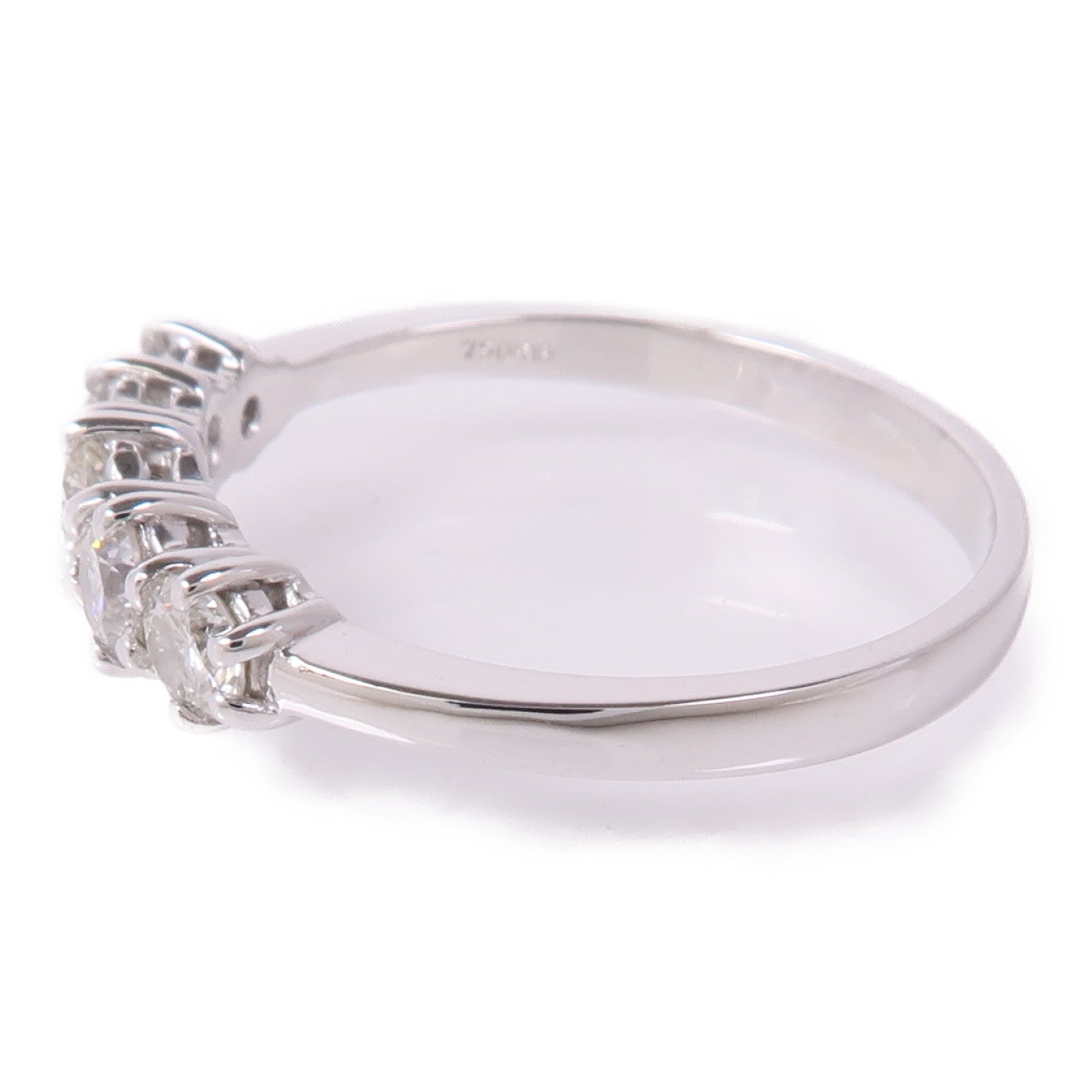 JEWELRY Diamond Ring 18K White Gold US#5.75