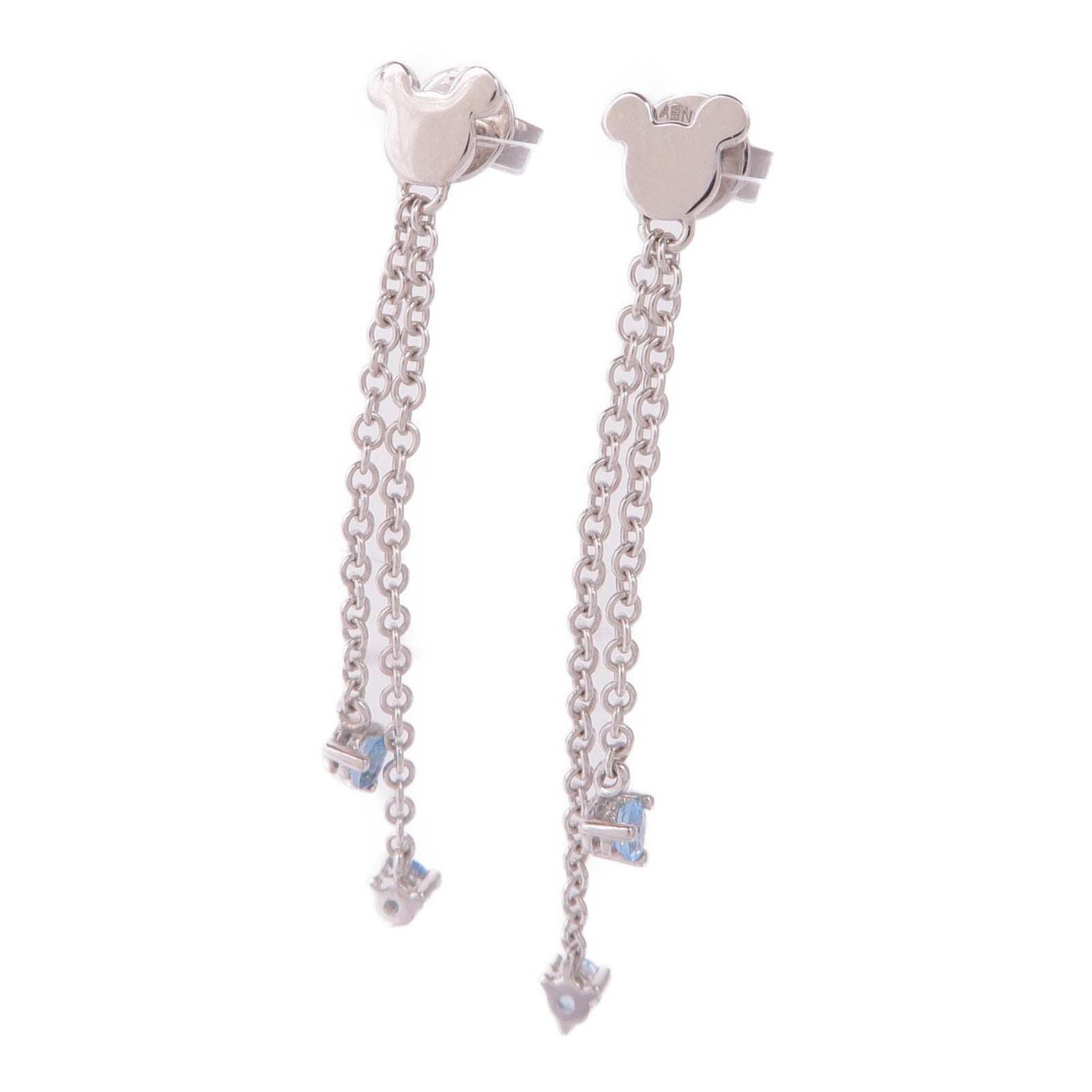 JEWELRY 【激減優惠】18K白金Disney Earrings氧化鋯耳環