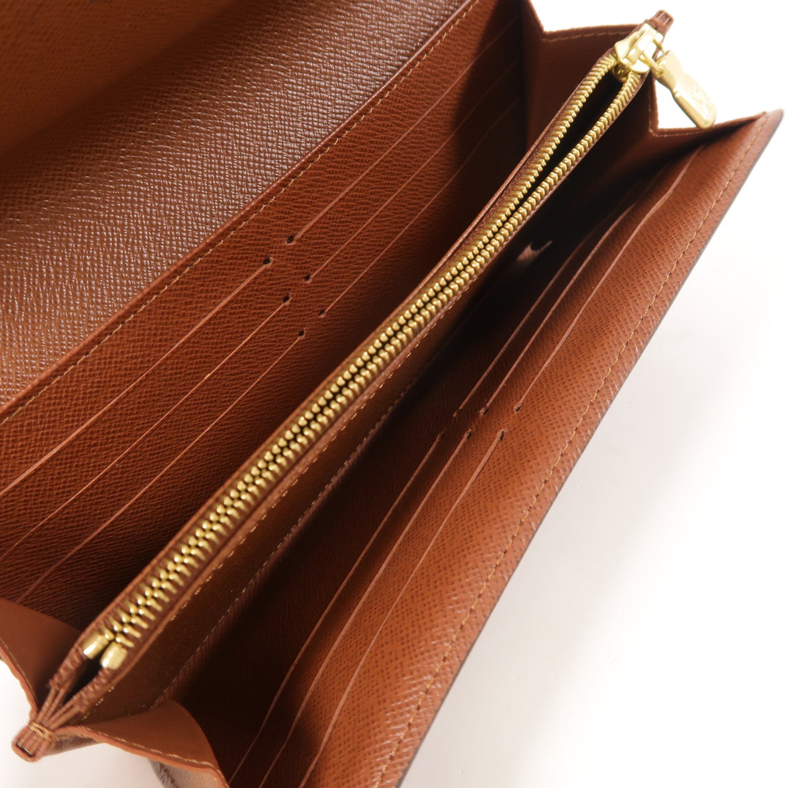 LOUIS VUITTON Monogram Long Wallet金扣長錢包