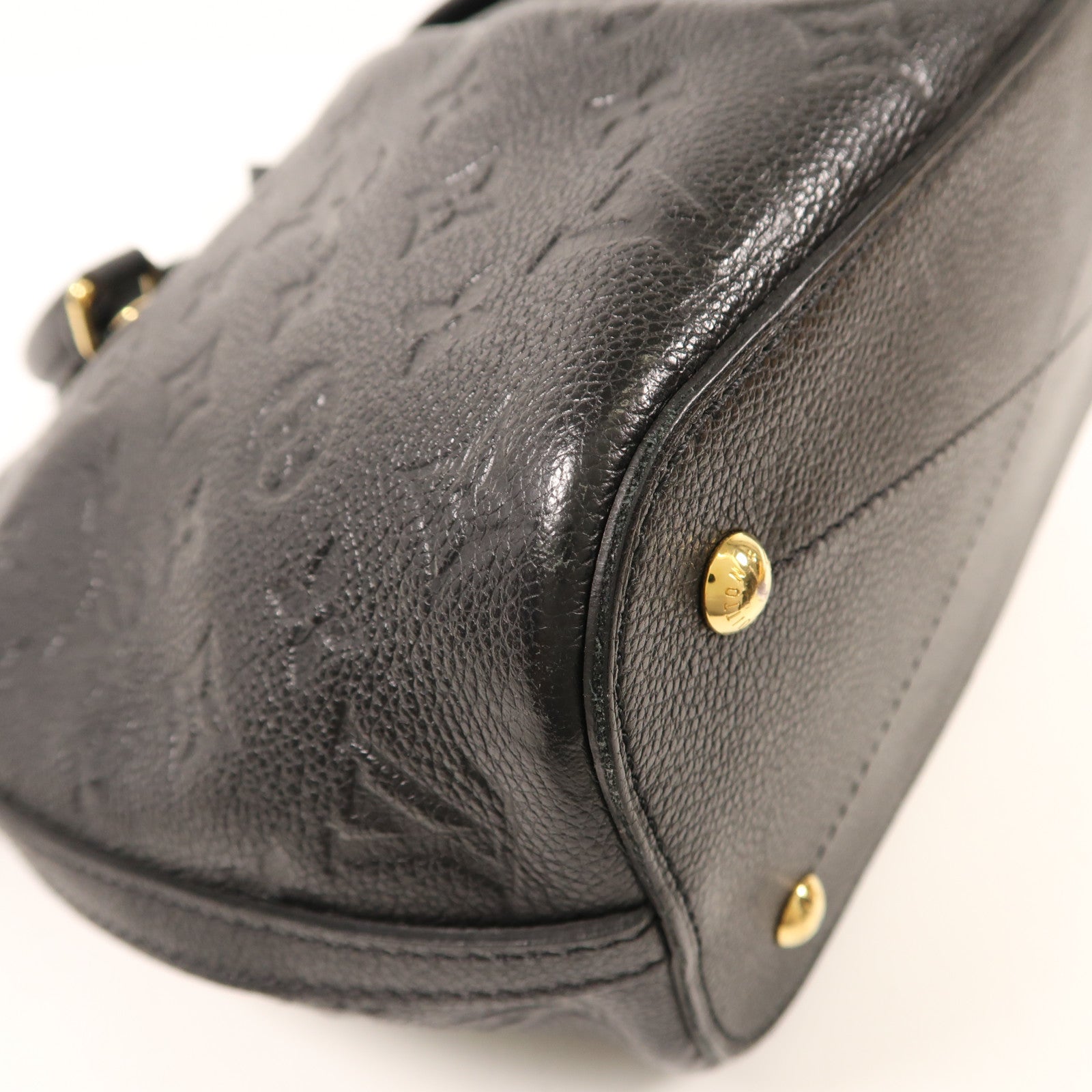 LOUIS VUITTON Monogram Empreinte Mazarine MM金扣手挽肩背兩用袋