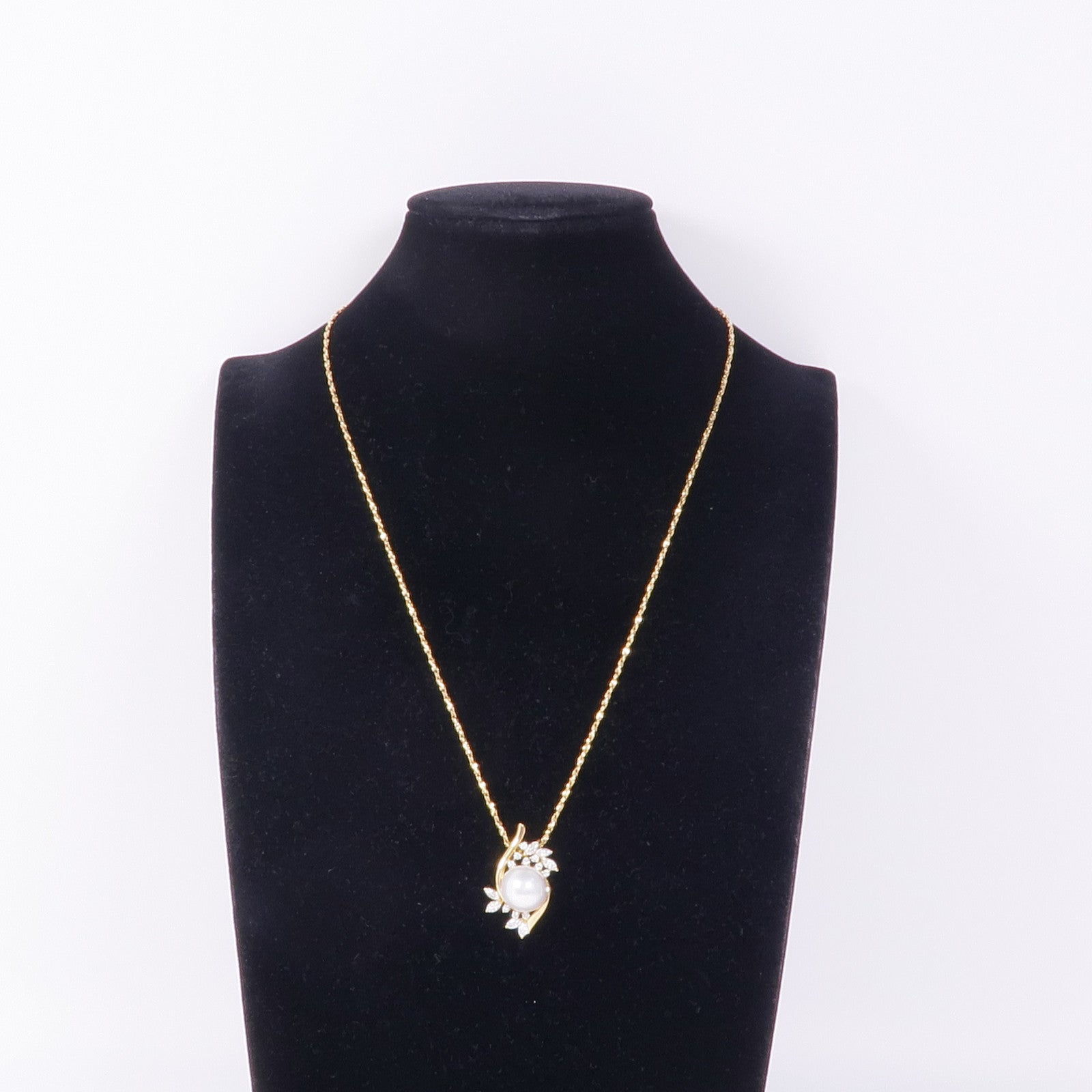 JEWELRY 18K黃金Pearl/Diamond Necklace珍珠/鑽石項鍊