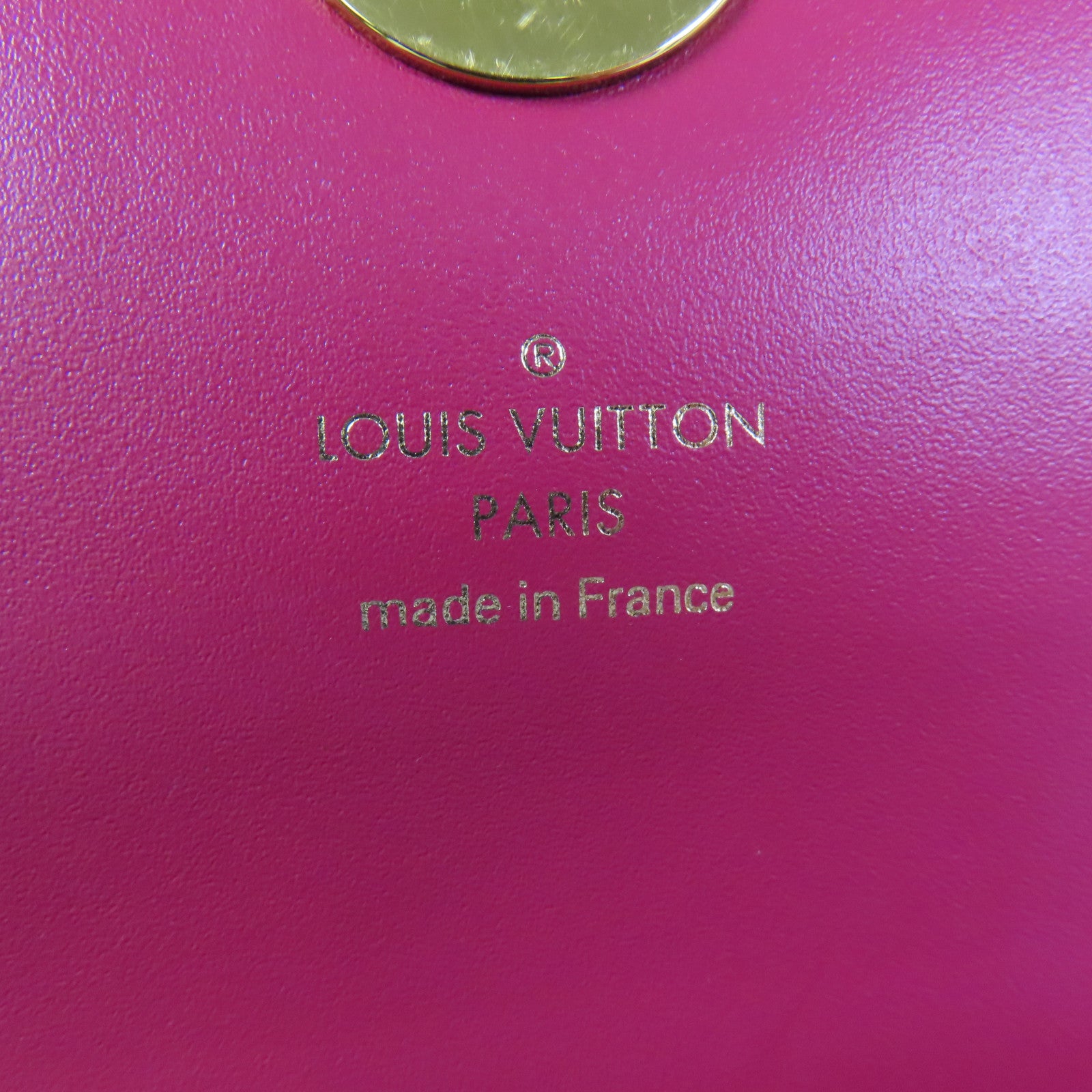 LOUIS VUITTON Monogram Portefeuille Flore金扣鏈帶肩背袋