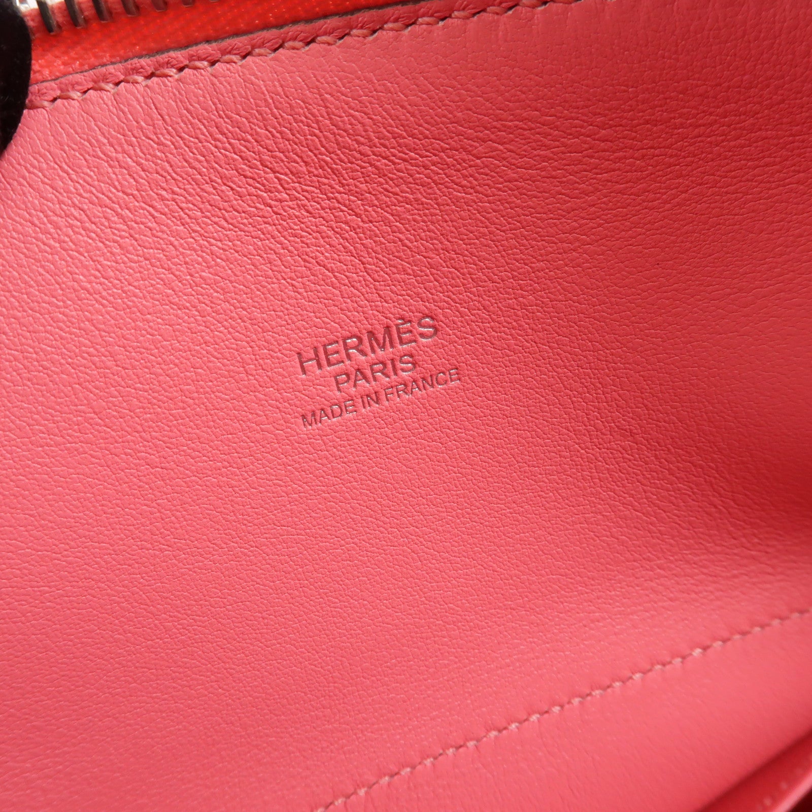 HERMES Swift皮革Bolide 27手挽肩背兩用袋Rose Azalee