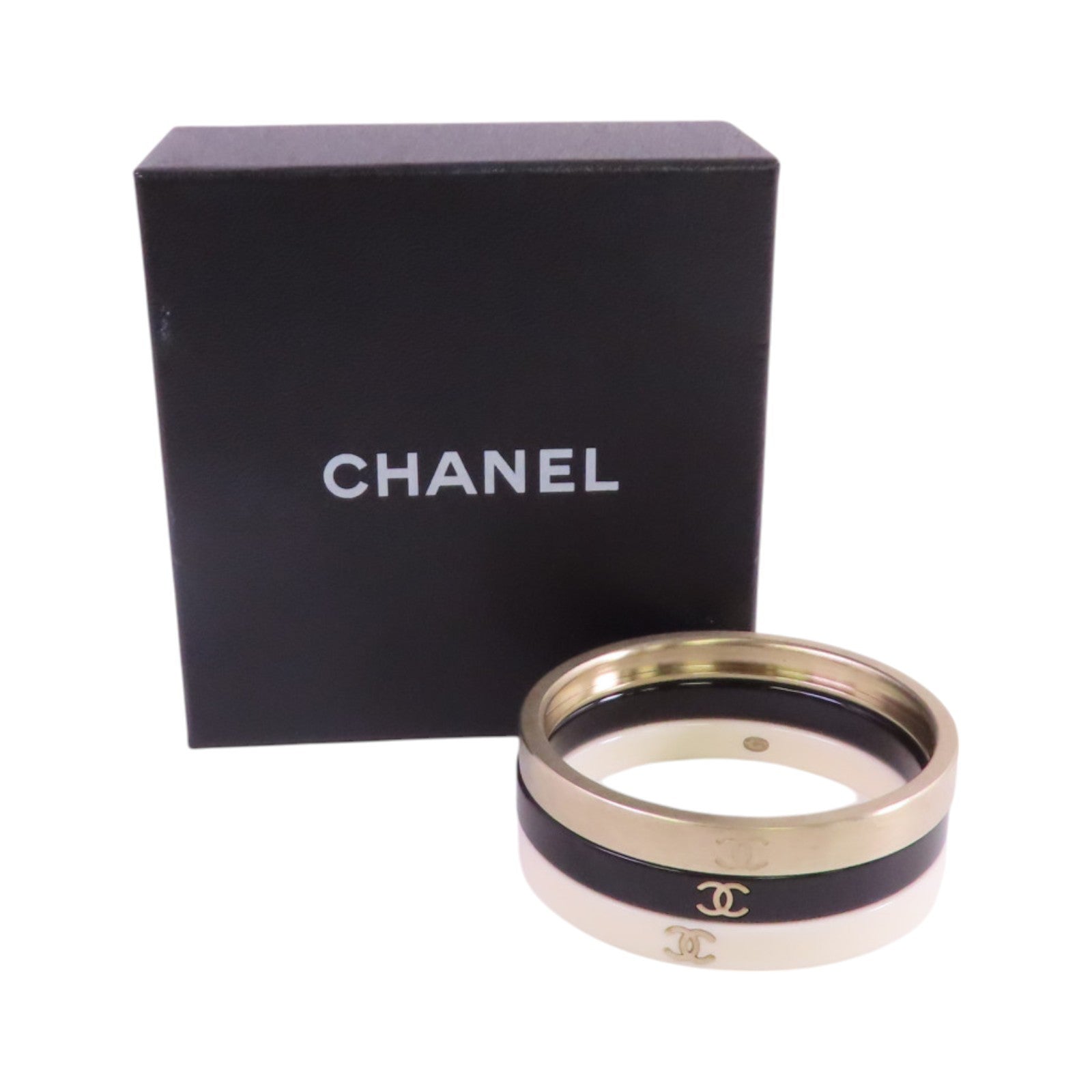 CHANEL 金屬/PVC Bangle手鐲