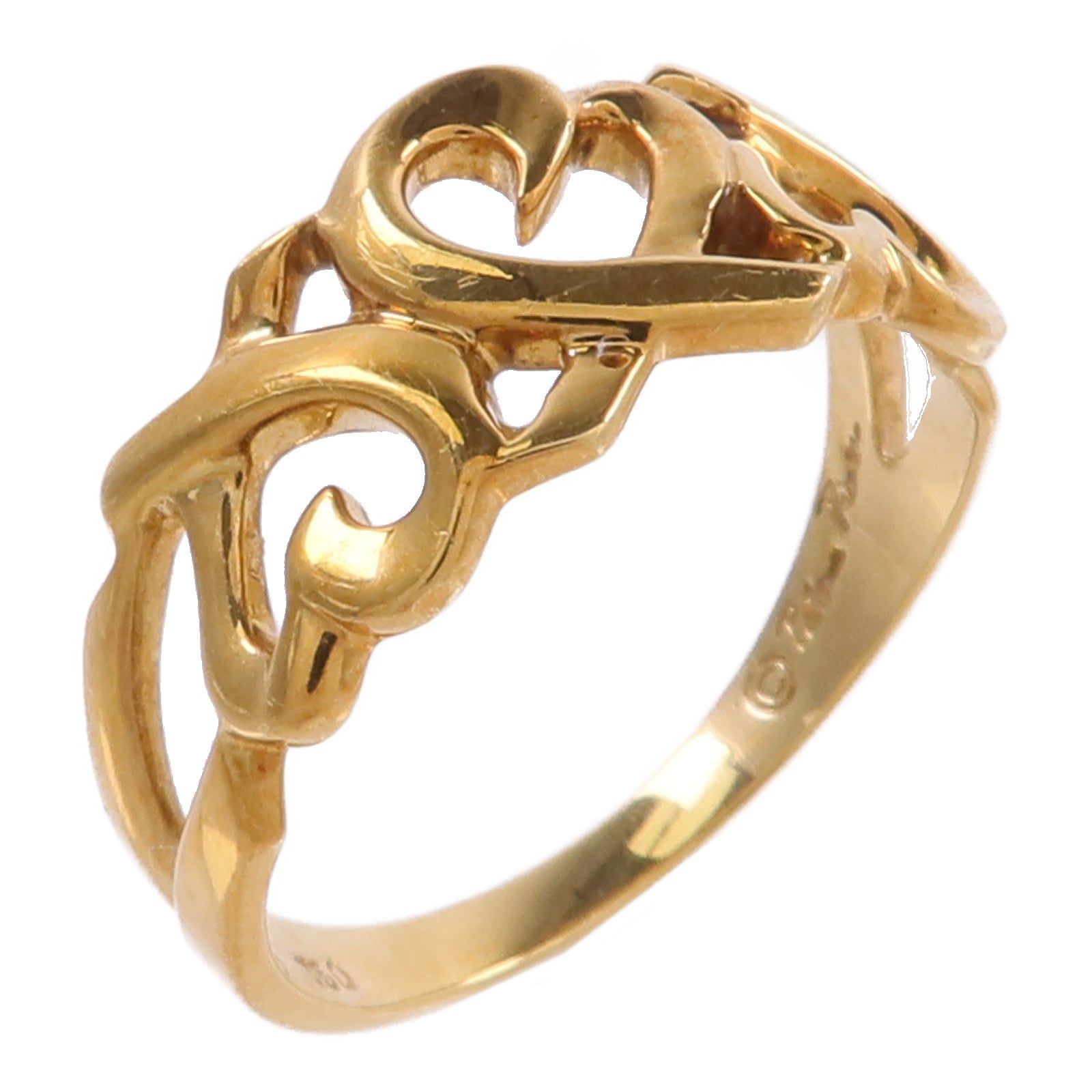 TIFFANY＆CO 18K黃金Paloma Picasso Loving Ring戒指