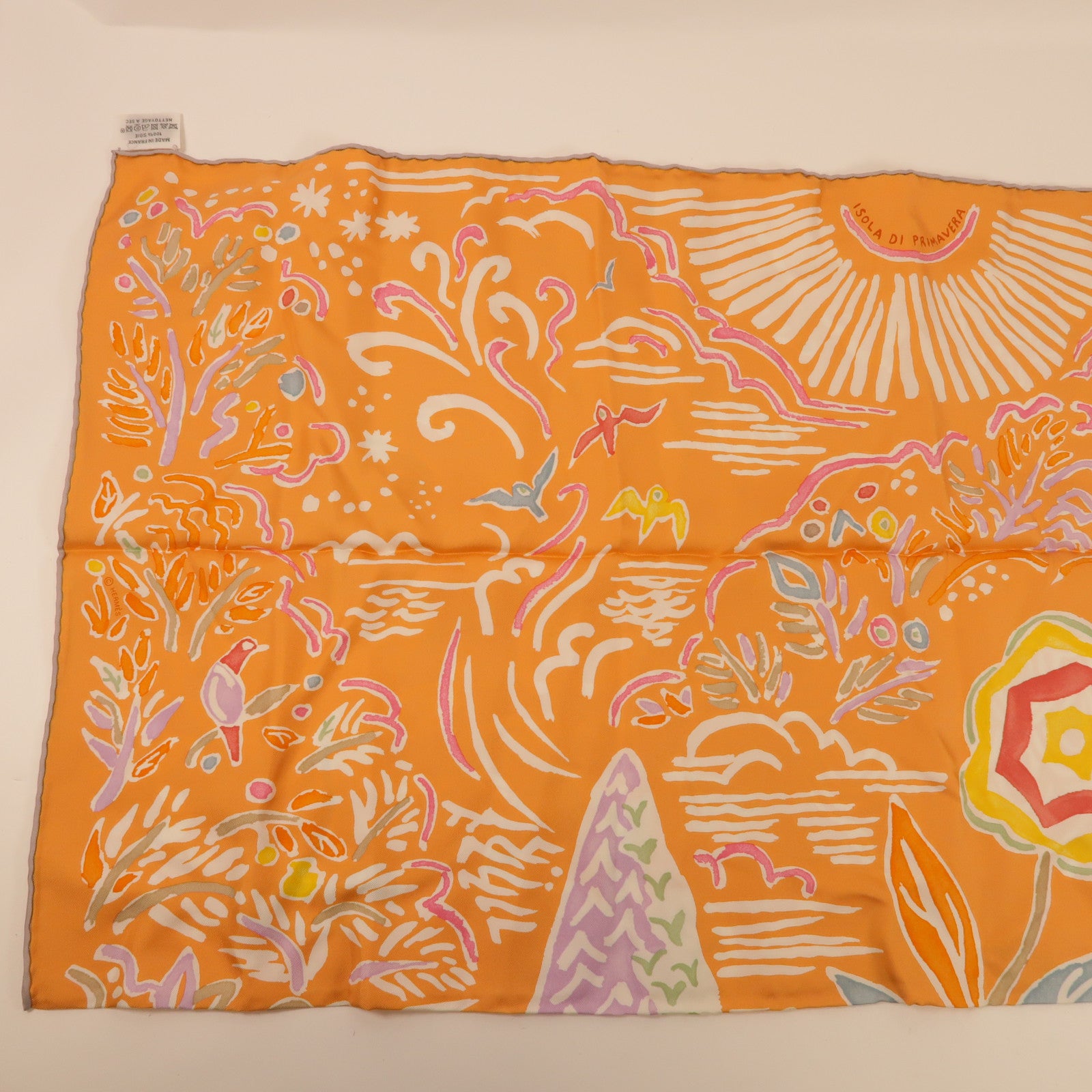 HERMES 絲質Scarf 90x90 絲巾
