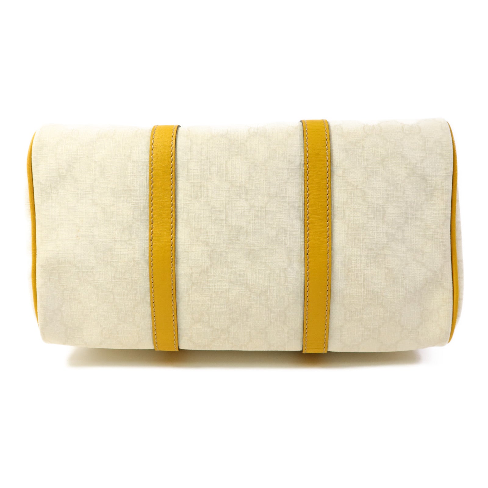GUCCI 塗層帆布Boston Bag金扣手挽袋