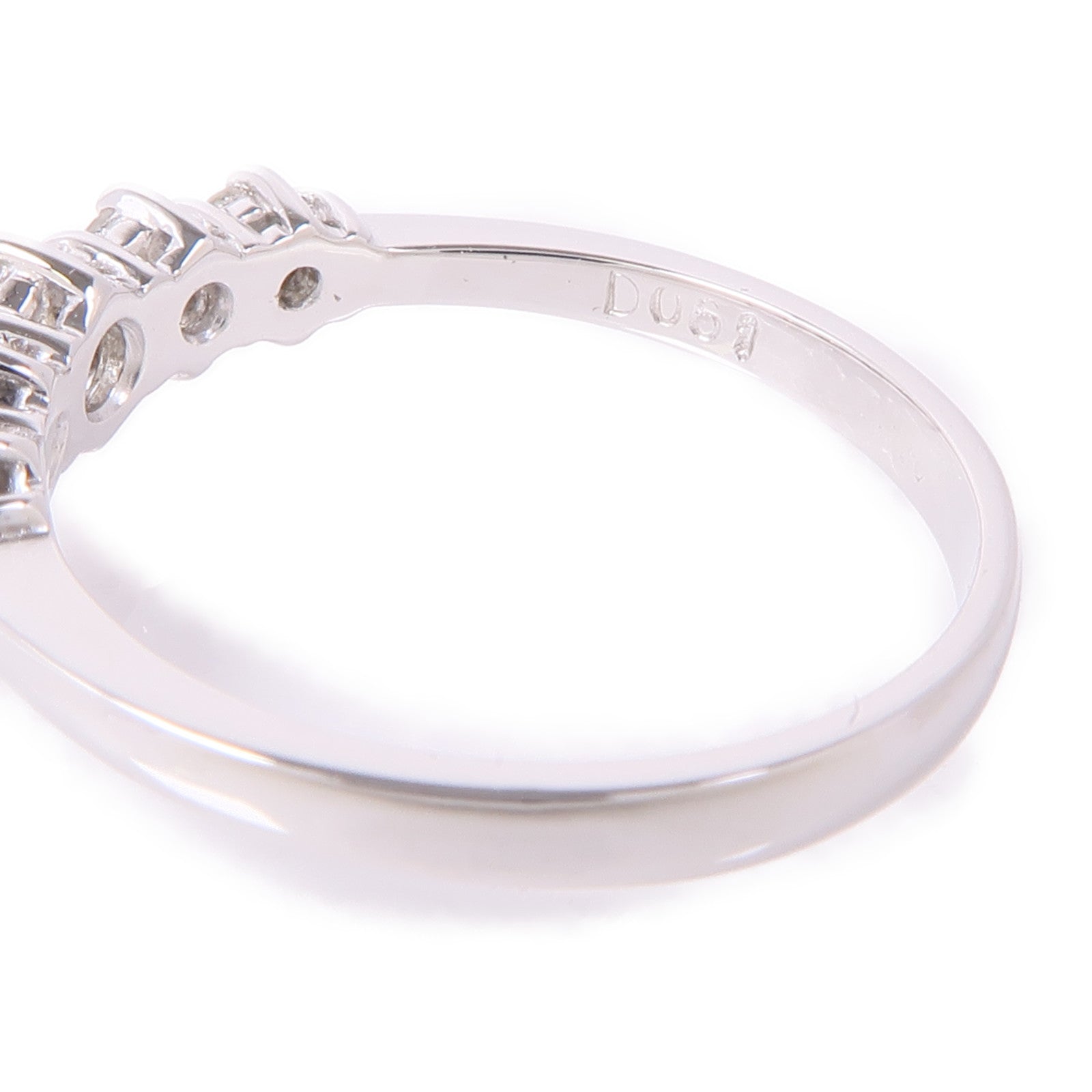 JEWELRY Diamond Ring 18K White Gold US#5.75