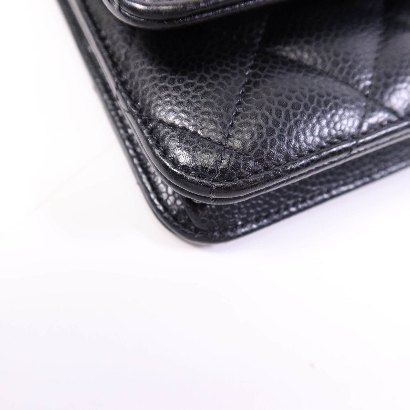 CHANEL 牛皮皮革Wallet On Chain金扣肩背袋