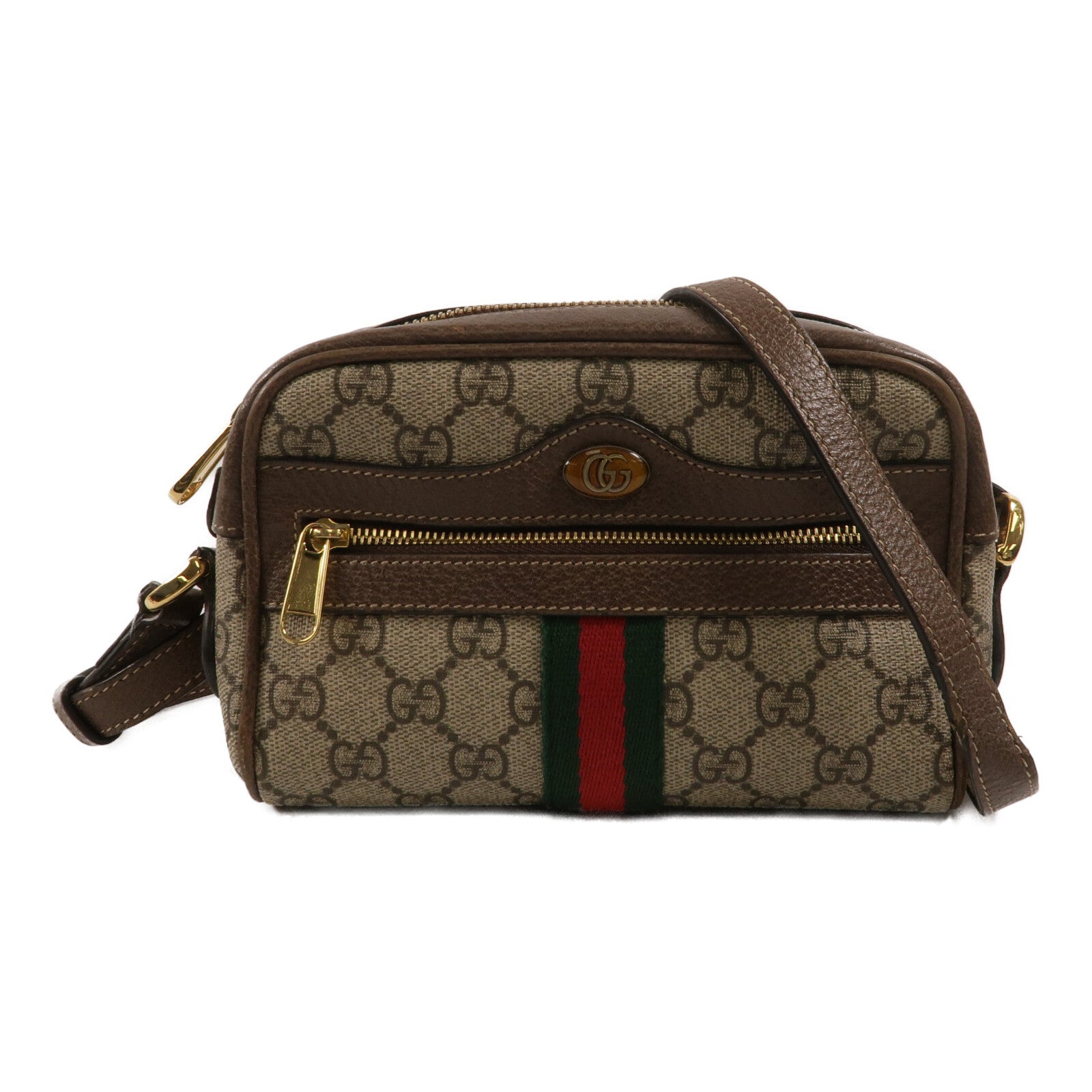 GUCCI 塗層帆布Ophidia Mini肩背袋