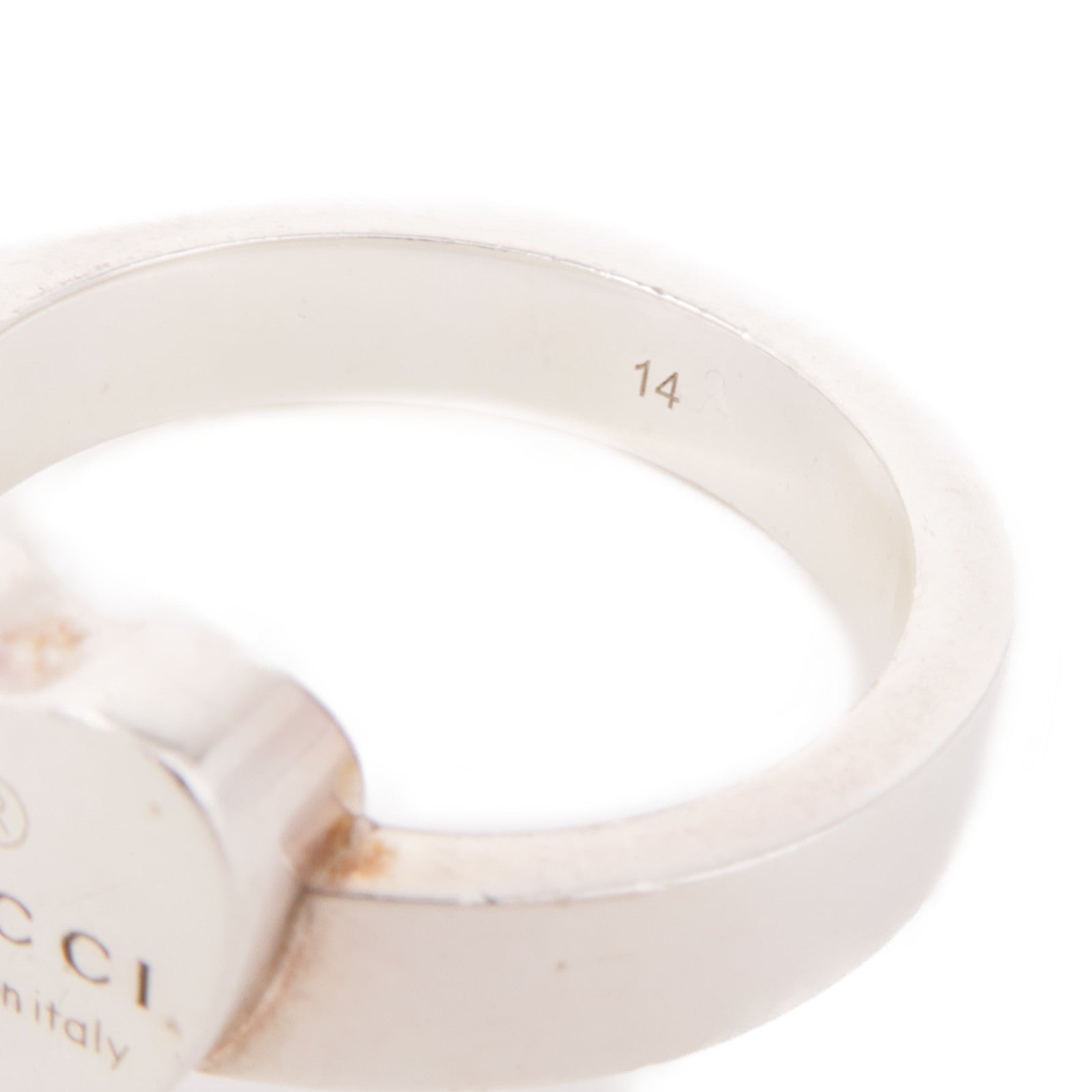GUCCI 925純銀Heart Ring戒指US#6.75
