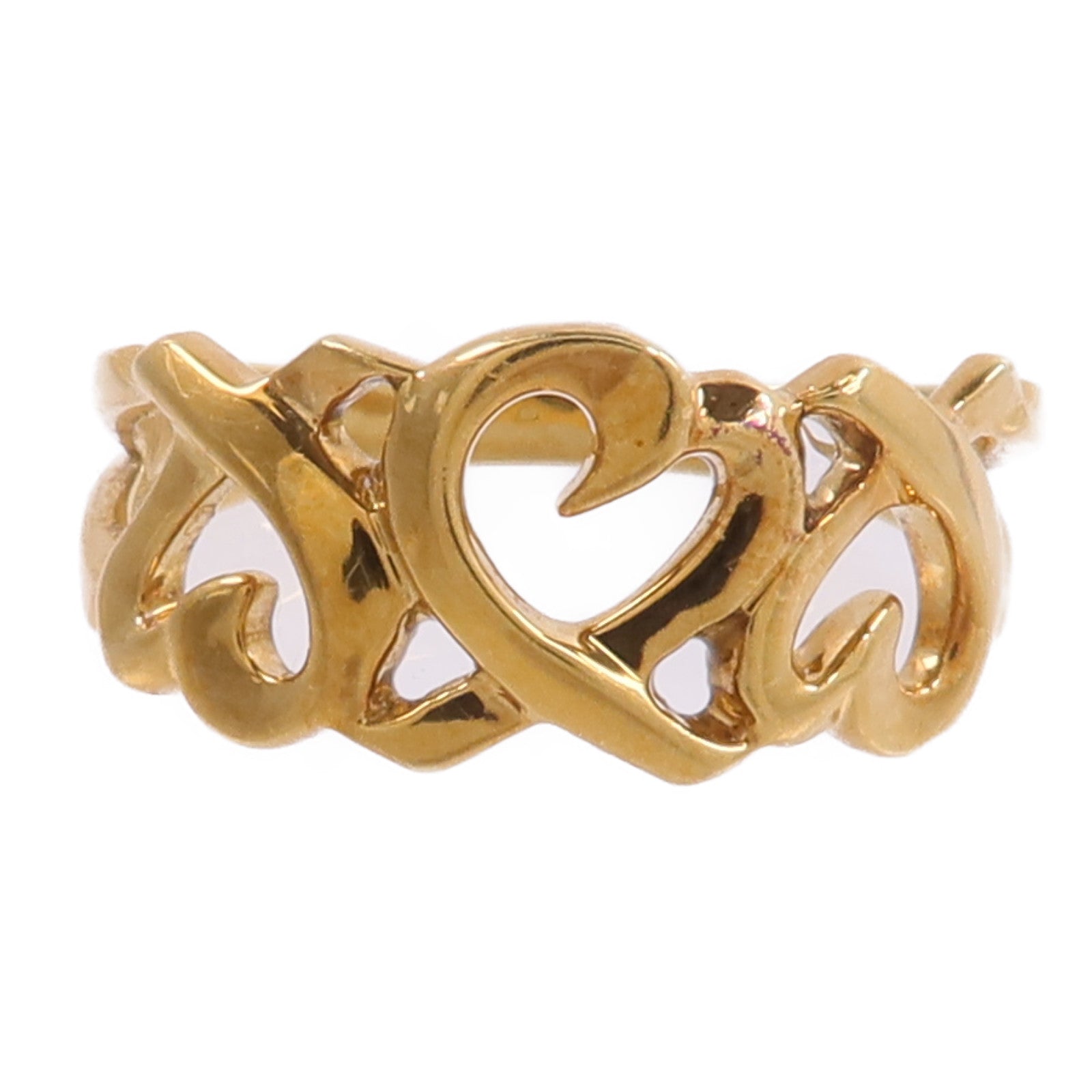 TIFFANY＆CO 18K黃金Paloma Picasso Loving Ring戒指