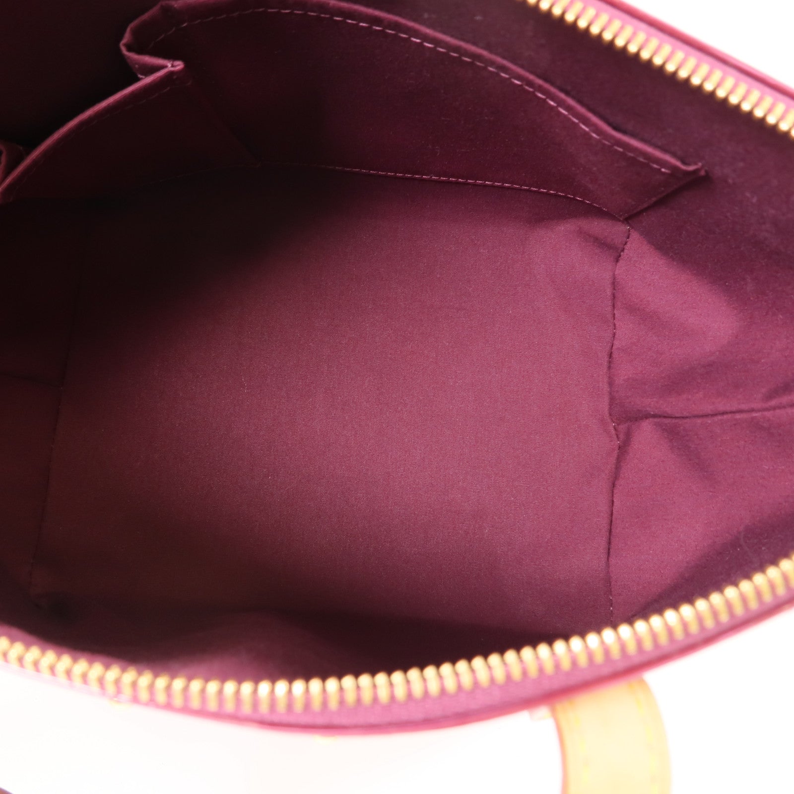 LOUIS VUITTON LV GHW Bellevue PM Handbag M93583 Vernis Purplish Red