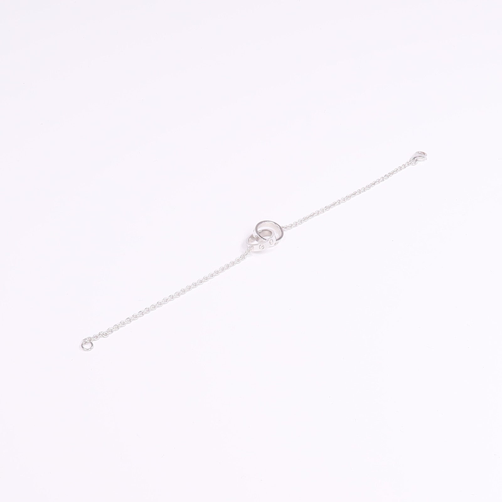 CARTIER 18K白金Love Bracelet手鏈