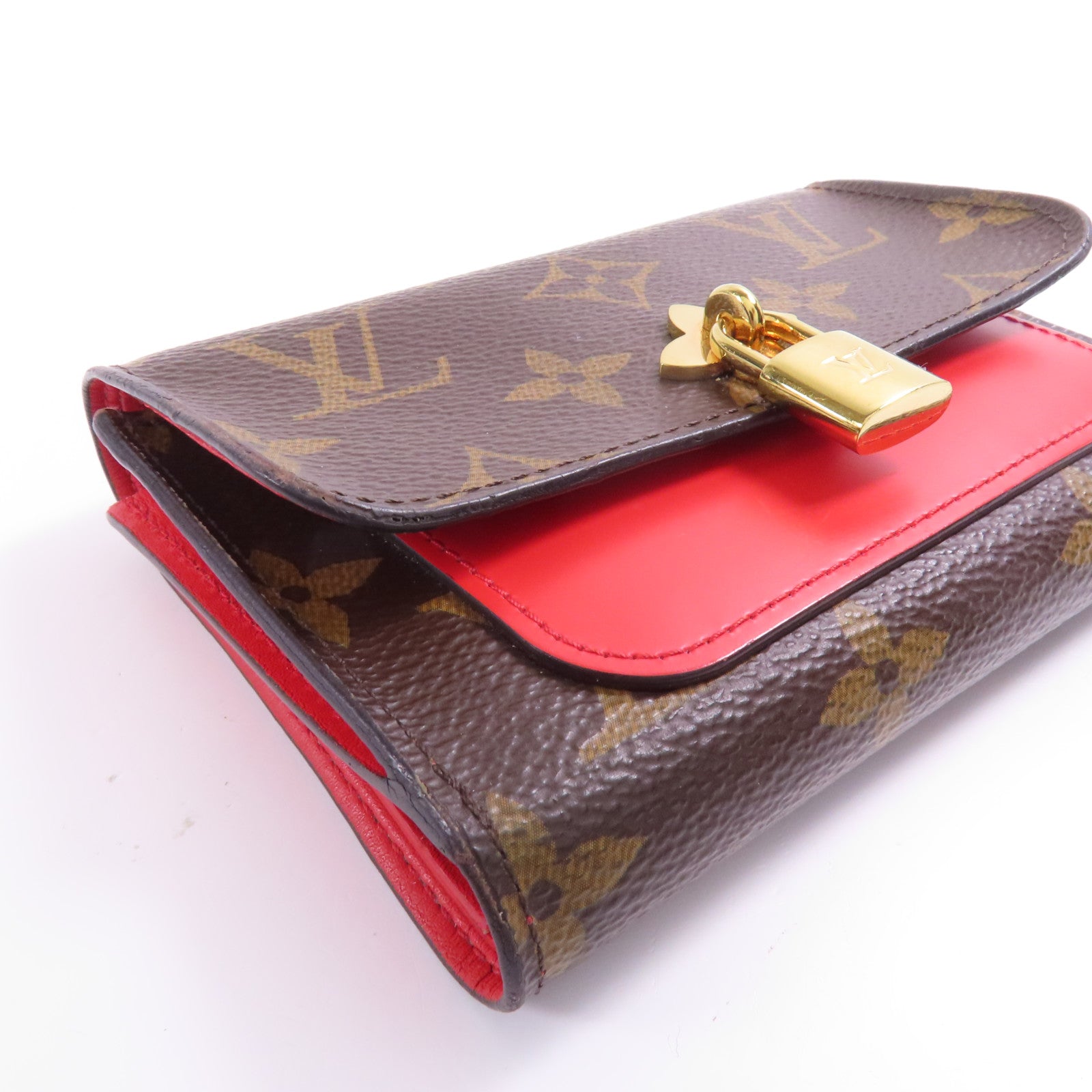 LOUIS VUITTON Monogram Flower金扣錢包