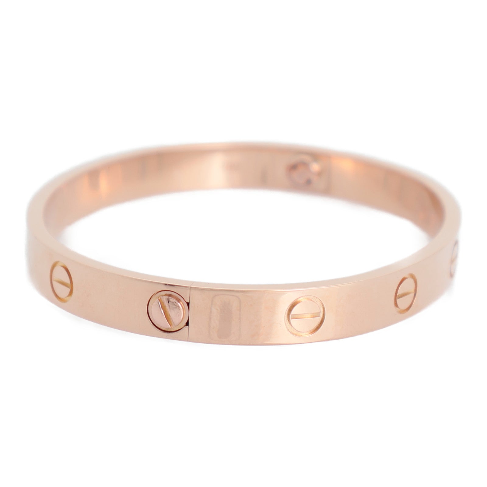 CARTIER 18K玫瑰金Love Bracelet手鏈Cartier#16