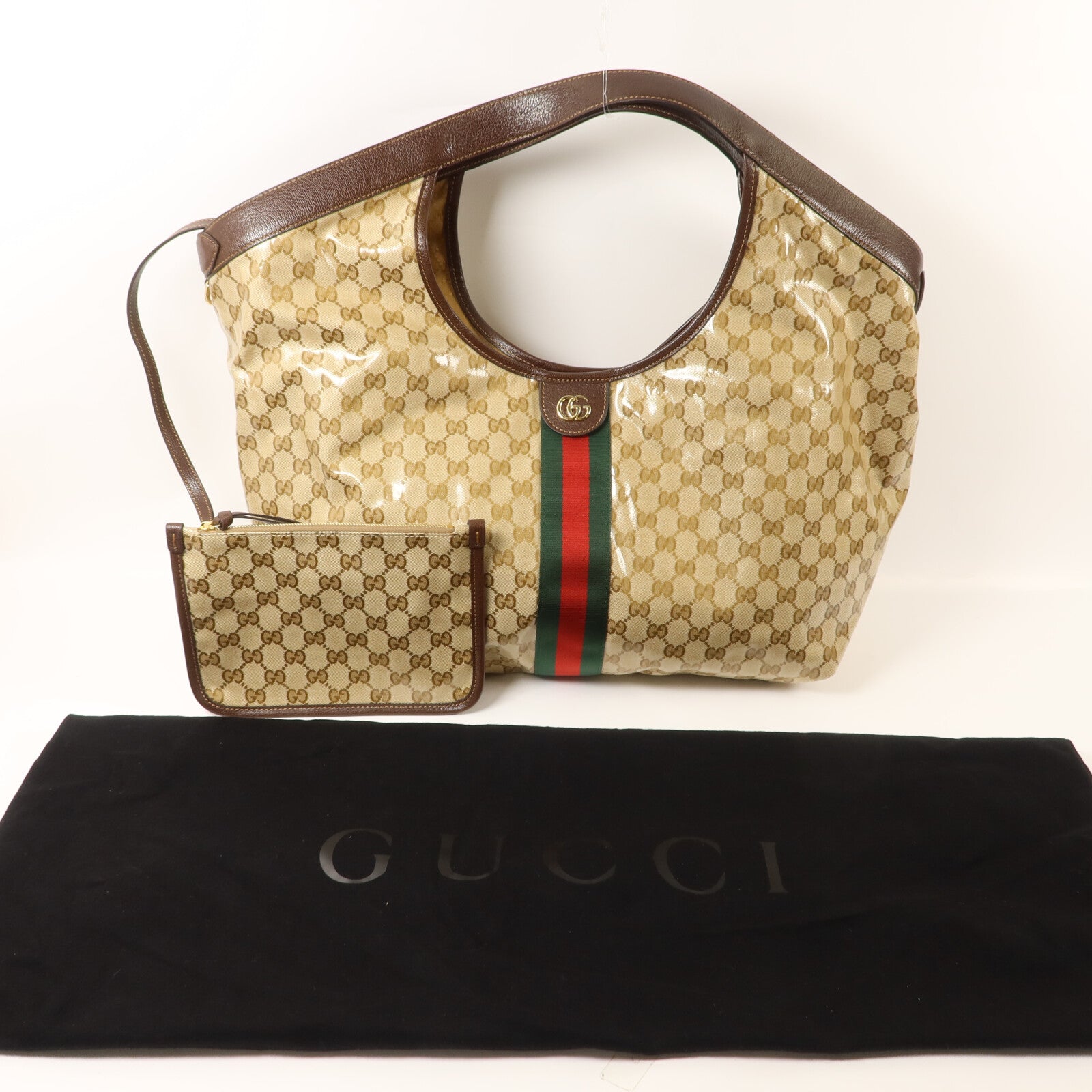 GUCCI 塗層帆布Giglio Large Tote Bag手挽袋