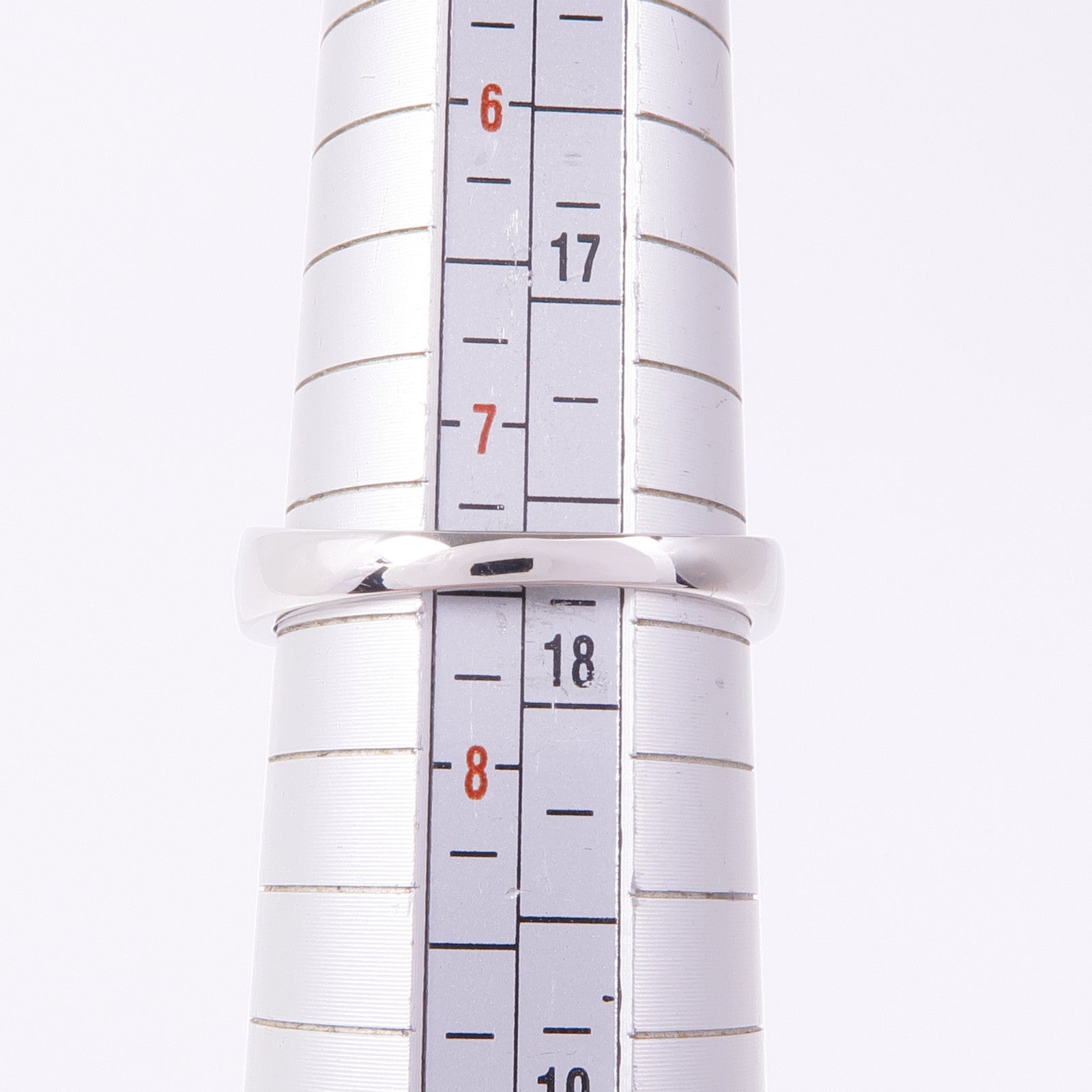 JEWELRY PT900鉑金Ruby Diamond Ring紅寶石/鑽石戒指US#7.25