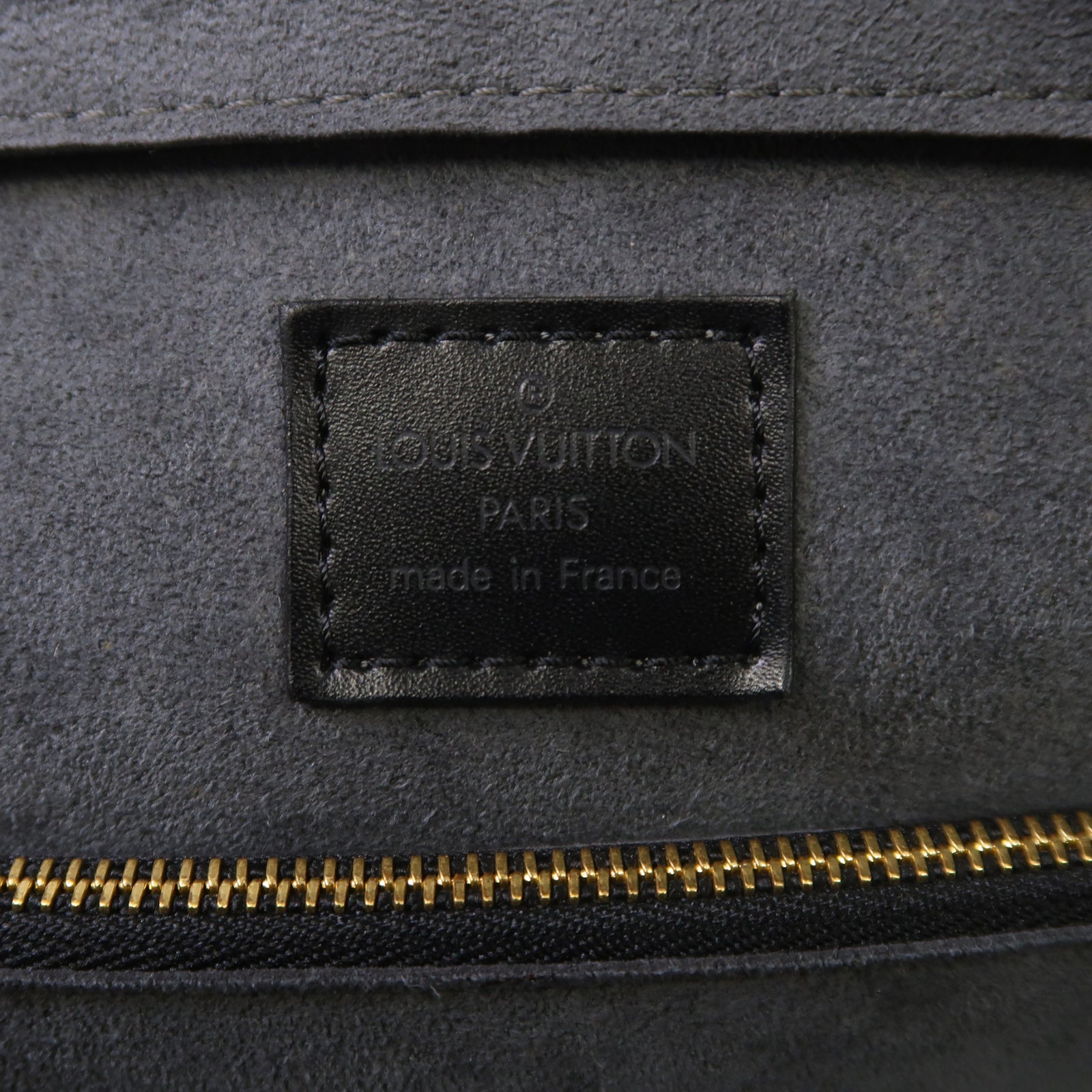 LOUIS VUITTON Epi皮革Pont Neuf金扣手挽袋黑色