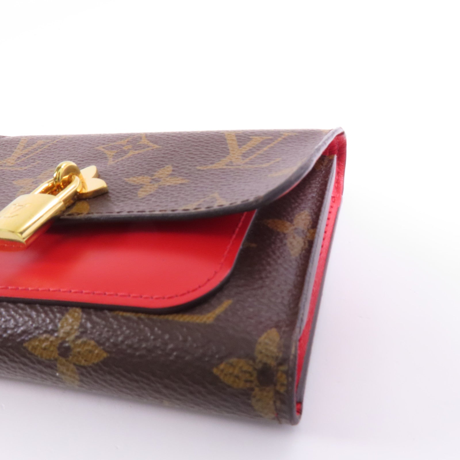 LOUIS VUITTON Monogram Flower金扣錢包