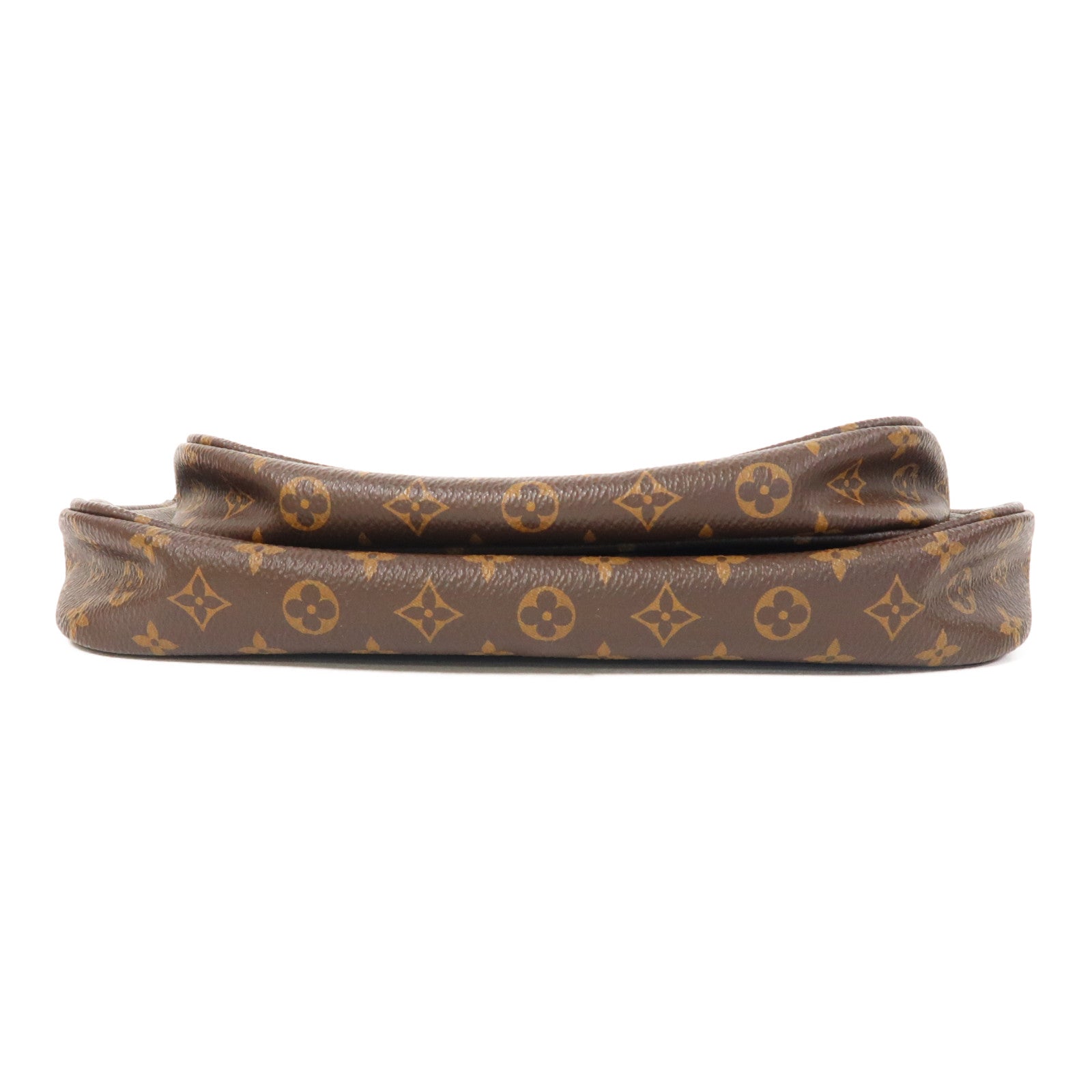 LOUIS VUITTON Monogram Multi Pochette Accessoires金扣肩背袋啡色