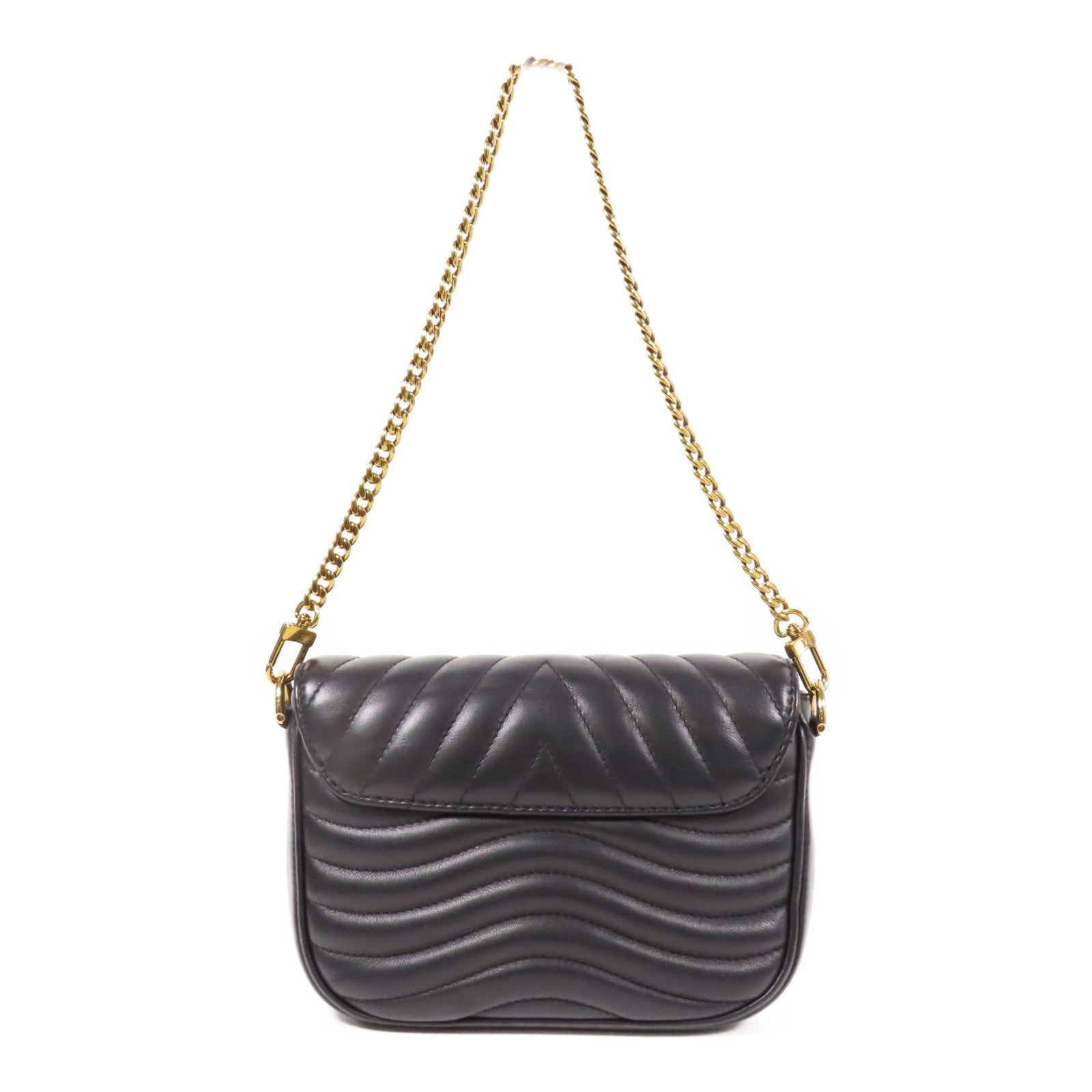 LOUIS VUITTON 牛皮皮革New Wave金扣手挽肩背兩用袋