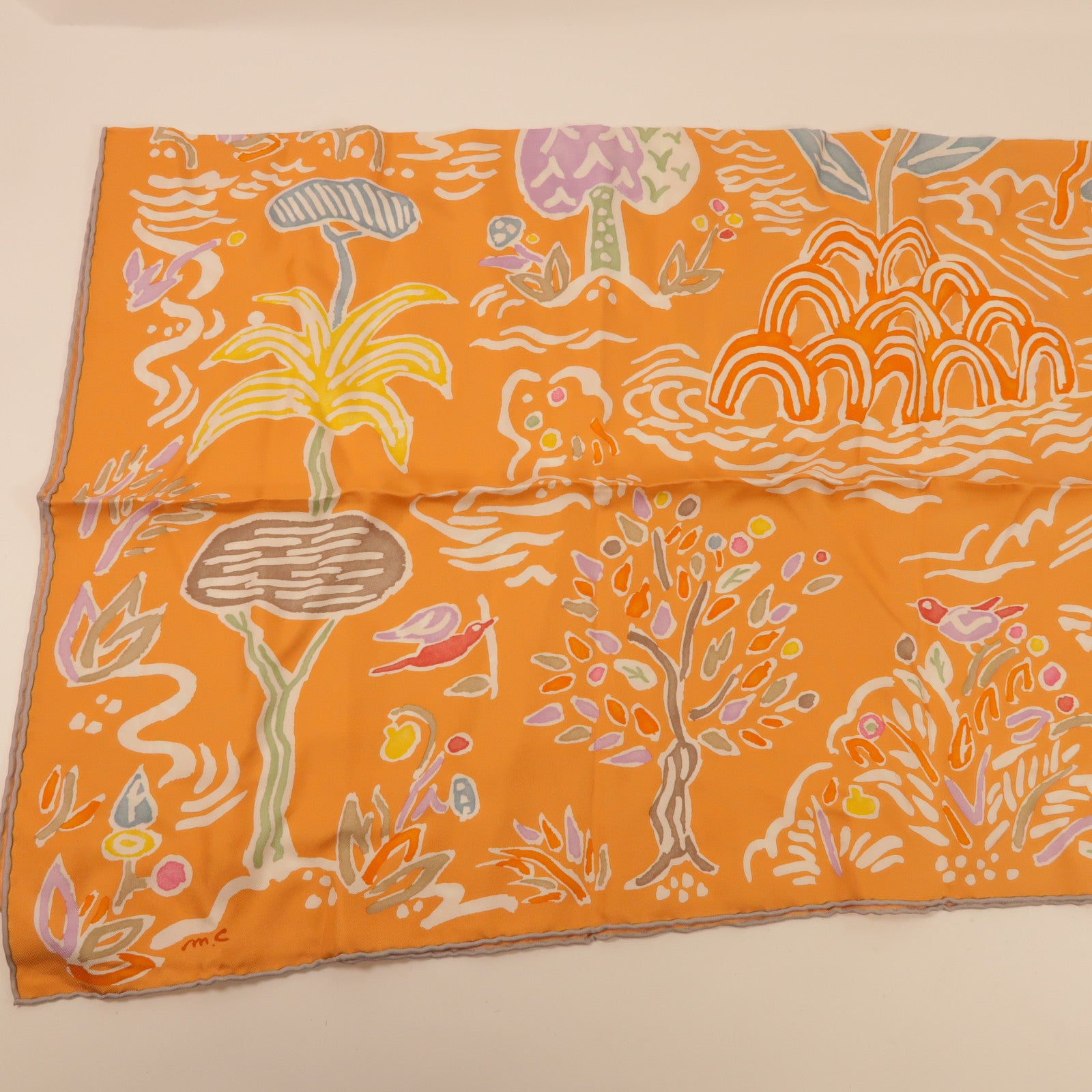 HERMES 絲質Scarf 90x90 絲巾