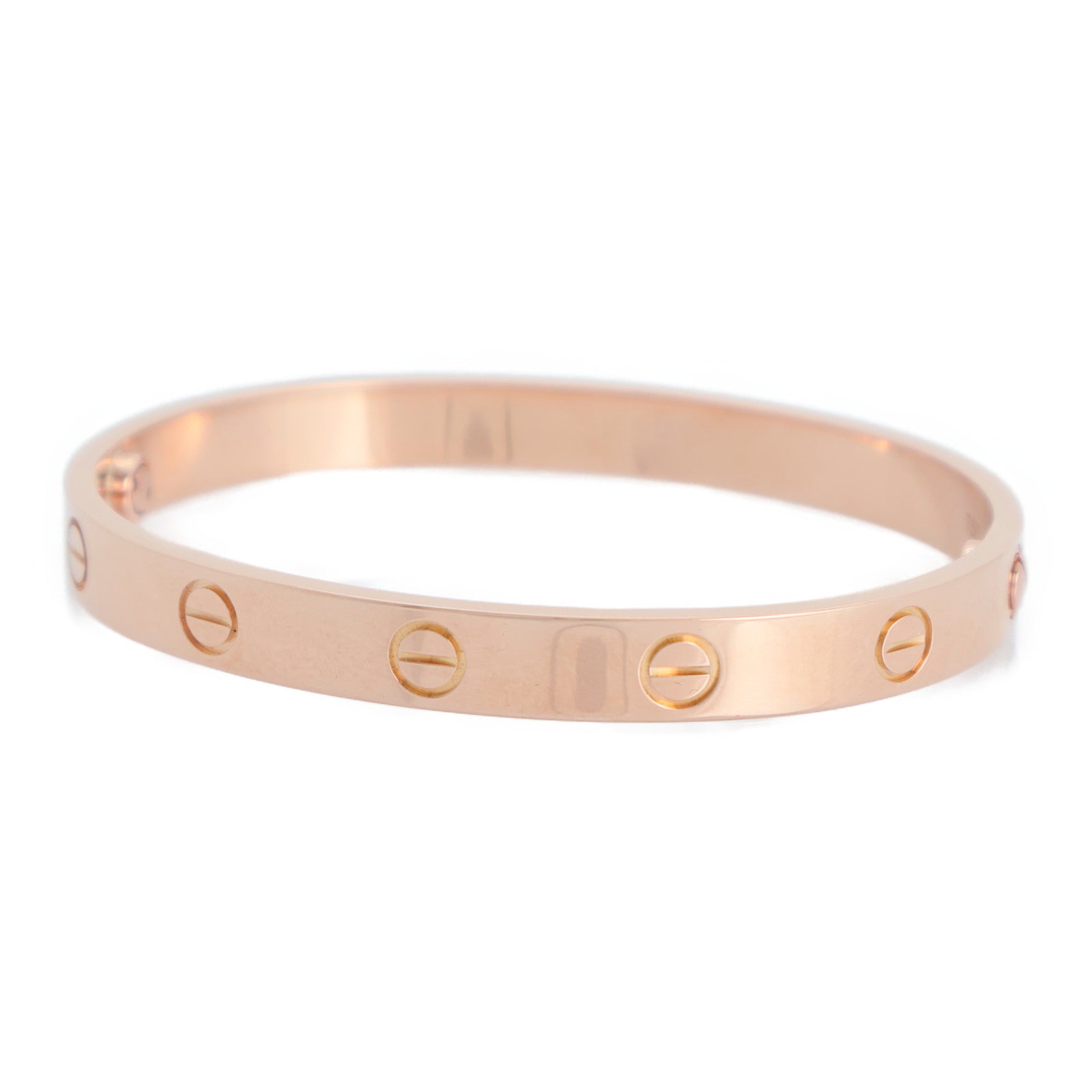 CARTIER 18K玫瑰金Love Bracelet手鏈Cartier#16
