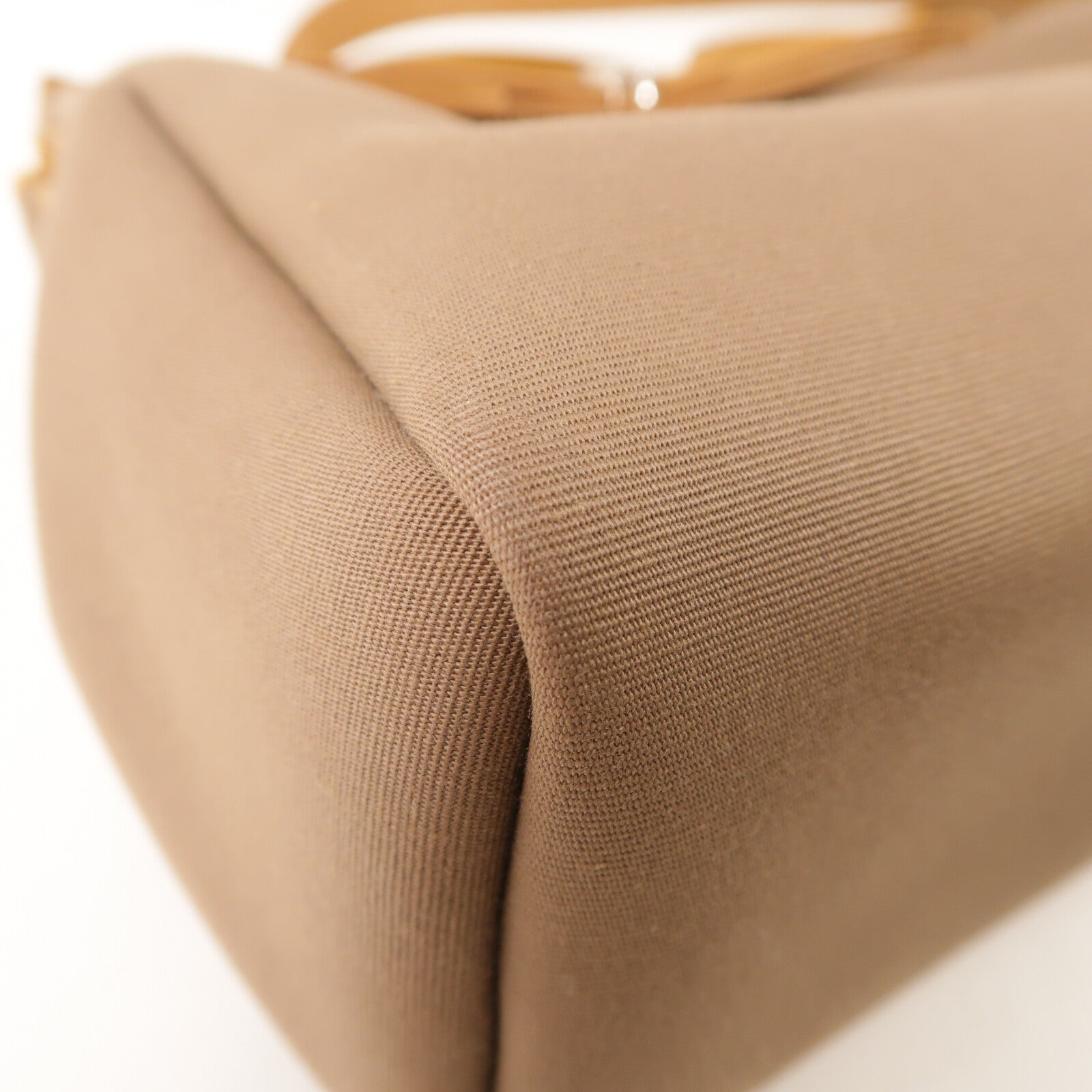 HERMES 帆布Herbag PM手挽肩背兩用袋Etoupe/Natural Sable