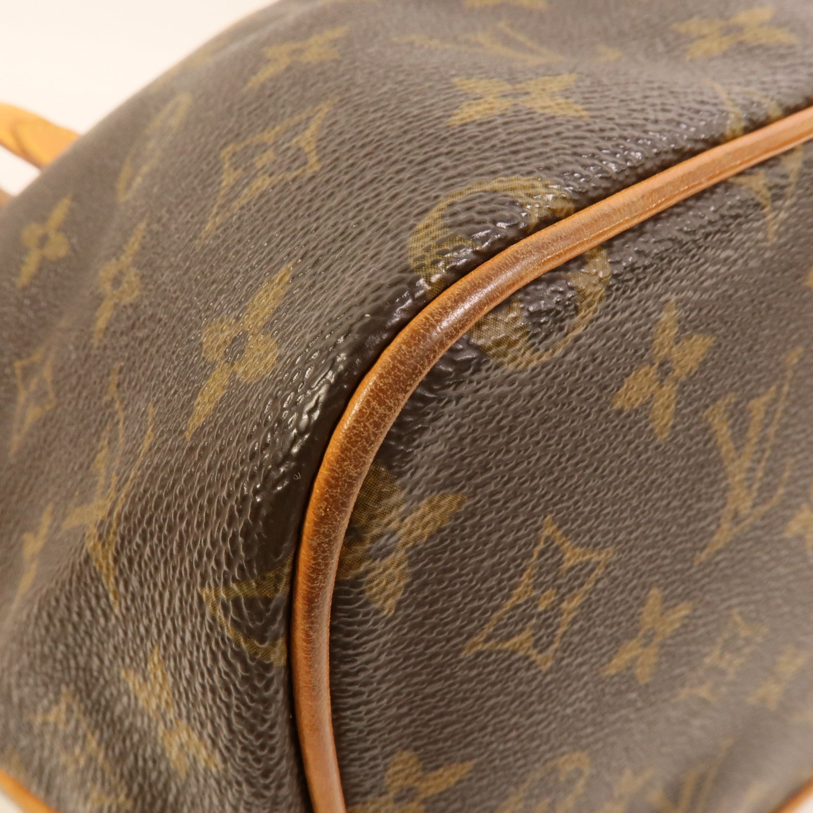 LOUIS VUITTON Monogram Palermo PM金扣手挽肩背兩用袋棕色