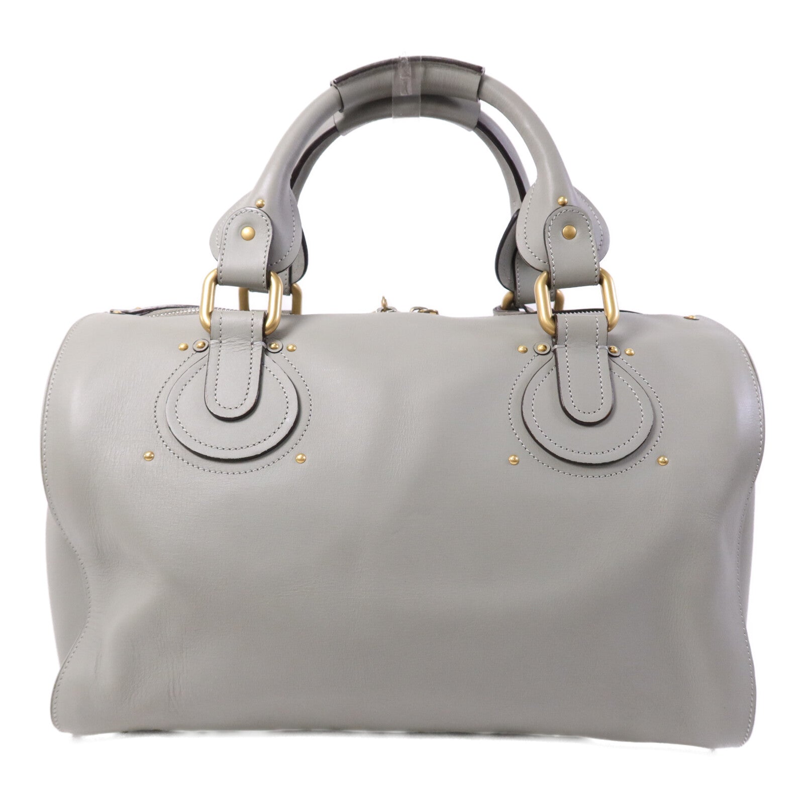 Chloe 牛皮皮革Aurore Handbag金扣手挽袋