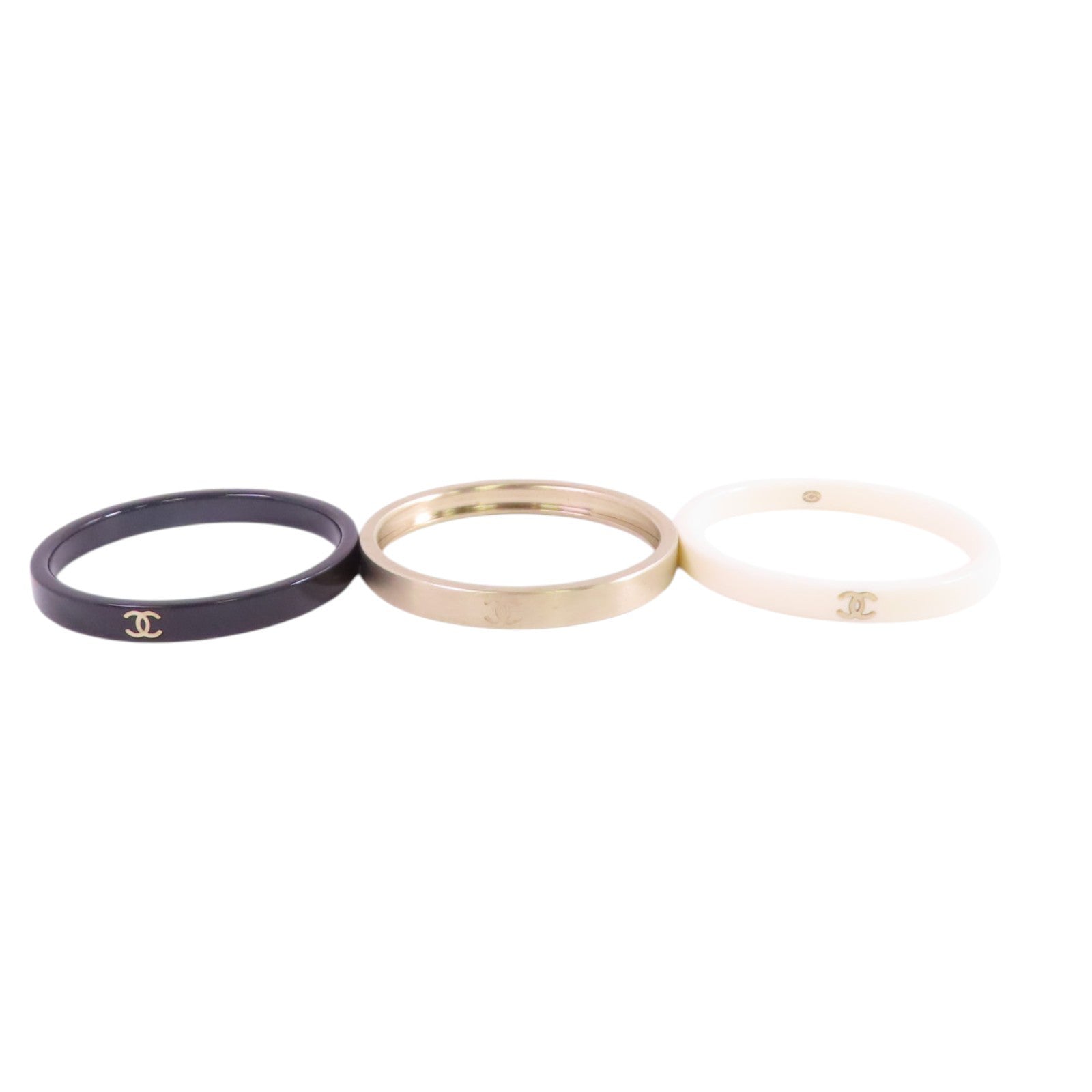 CHANEL 金屬/PVC Bangle手鐲