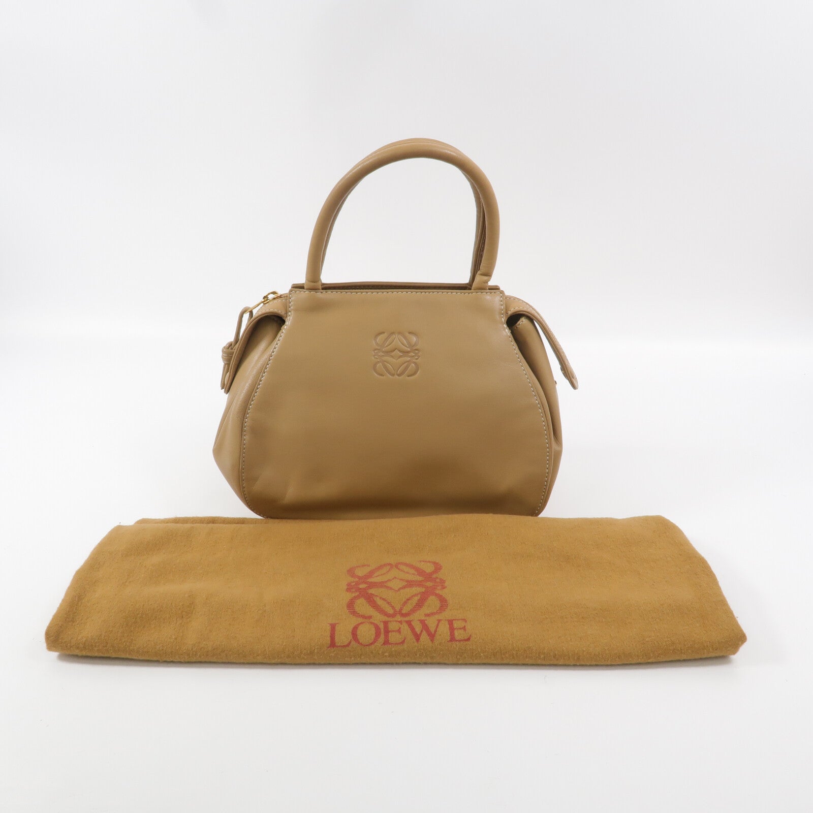 LOEWE 牛皮皮革Vintage Hand Bag手挽袋