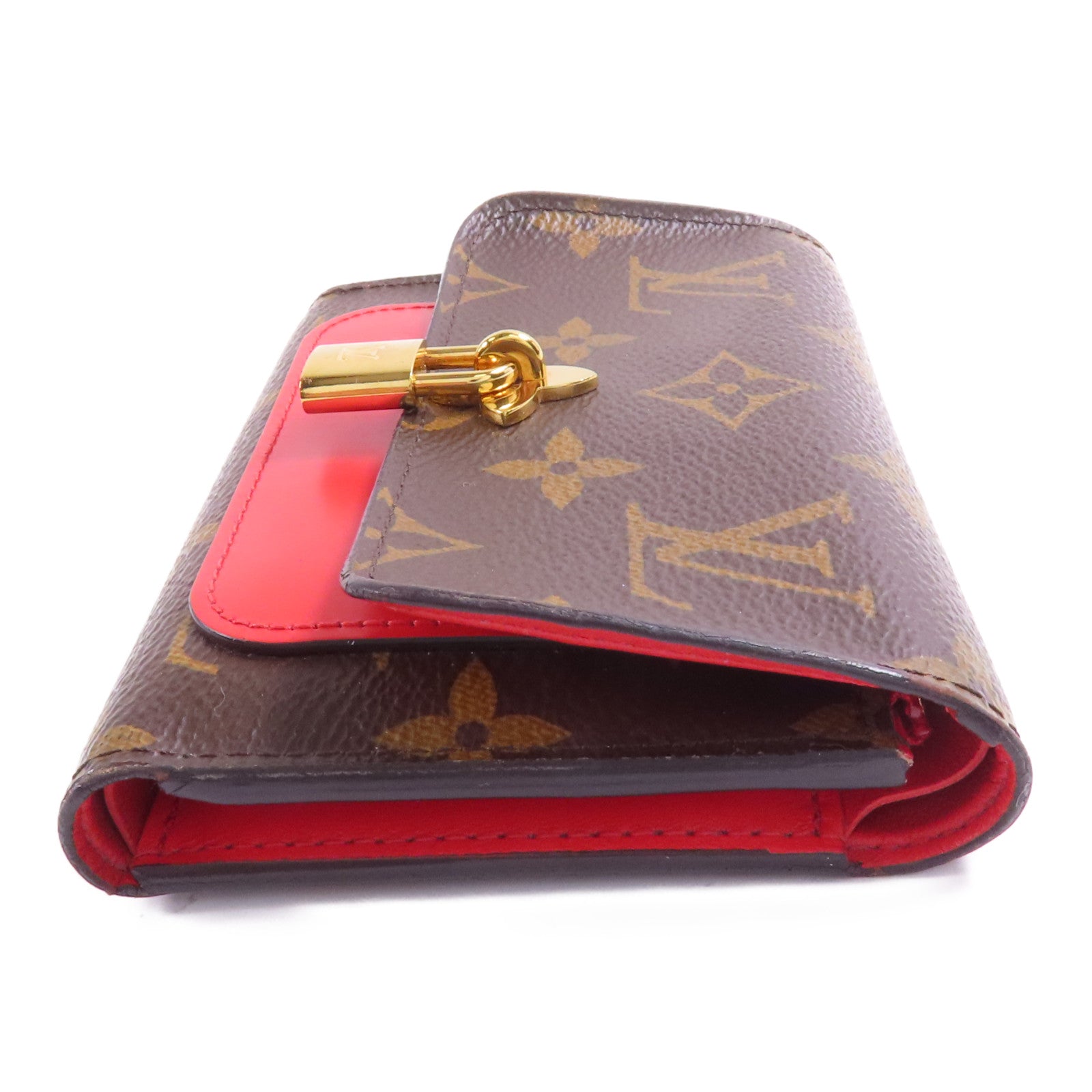 LOUIS VUITTON Monogram Flower金扣錢包