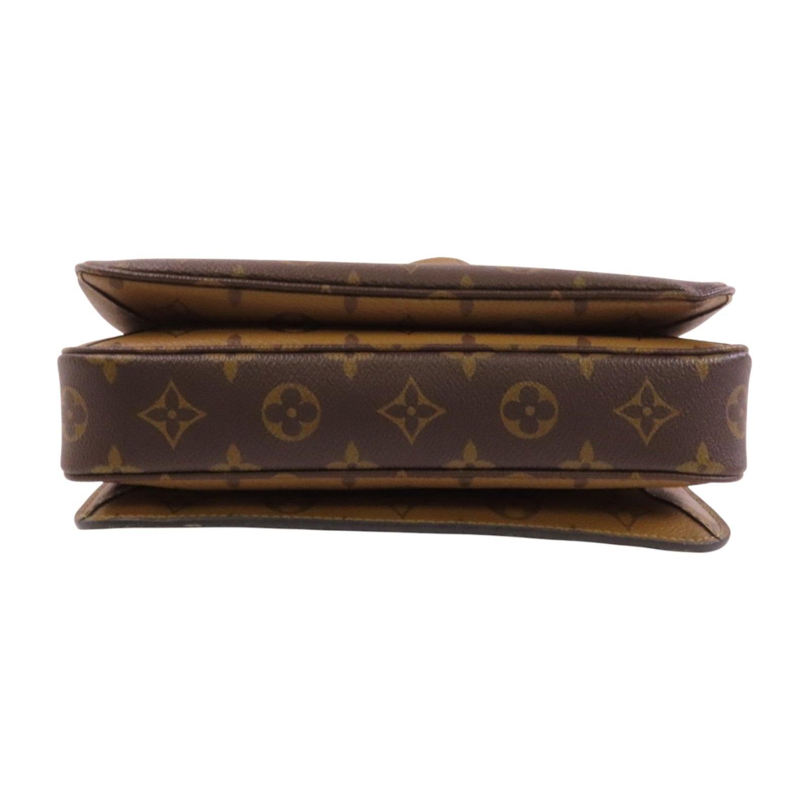 LOUIS VUITTON Monogram Reverse Pochette Metis金扣手挽肩背兩用袋