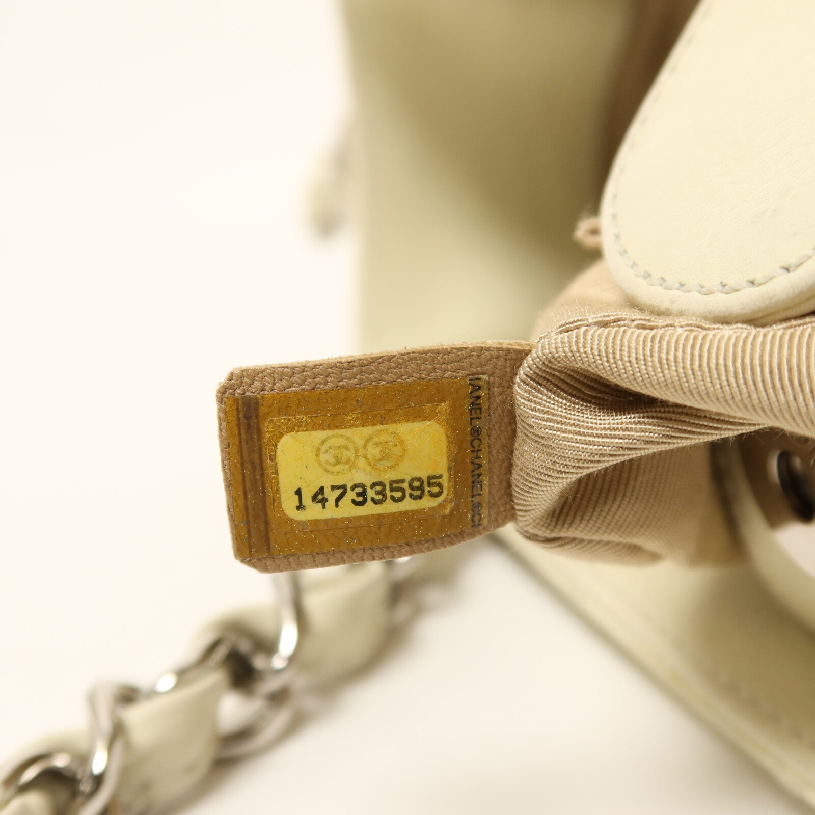 CHANEL 牛皮皮革PST Petite Shopping Tote Bag銀扣鏈帶手挽袋