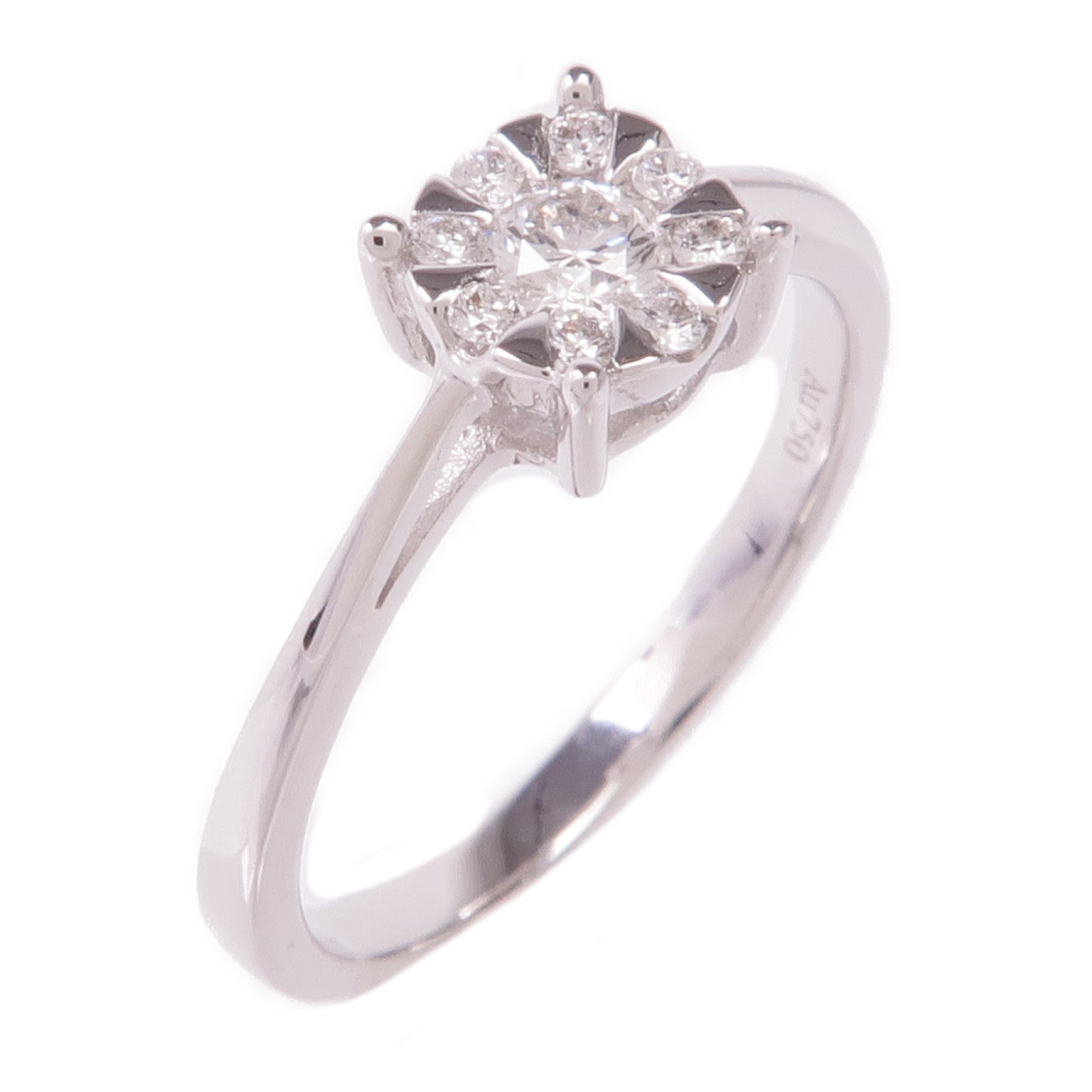 JEWELRY 18K白金Diamond Ring鑽石戒指US#6