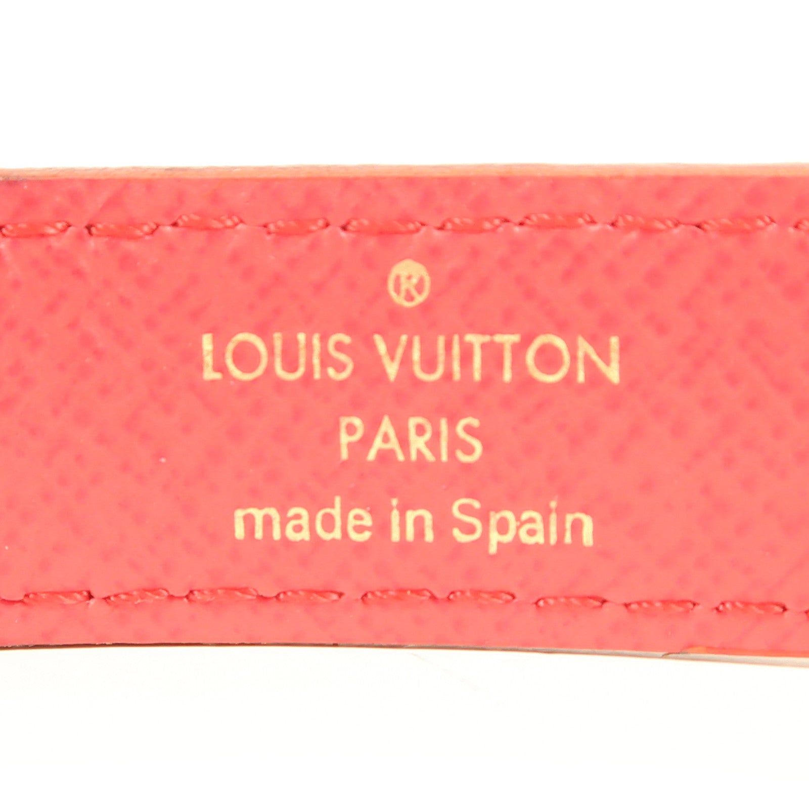 LOUIS VUITTON Monogram Multicolor Initiales Belt金扣皮帶
