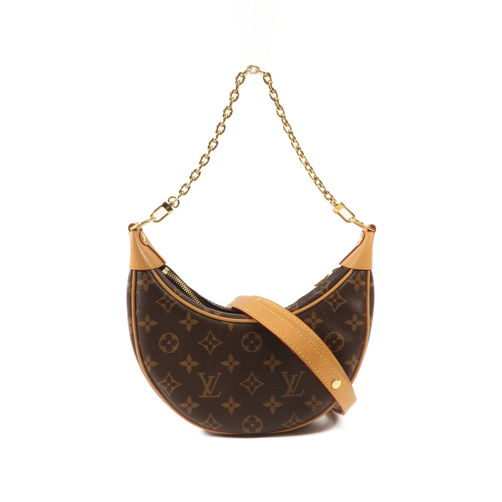 LOUIS VUITTON Monogram Loop金扣肩背袋