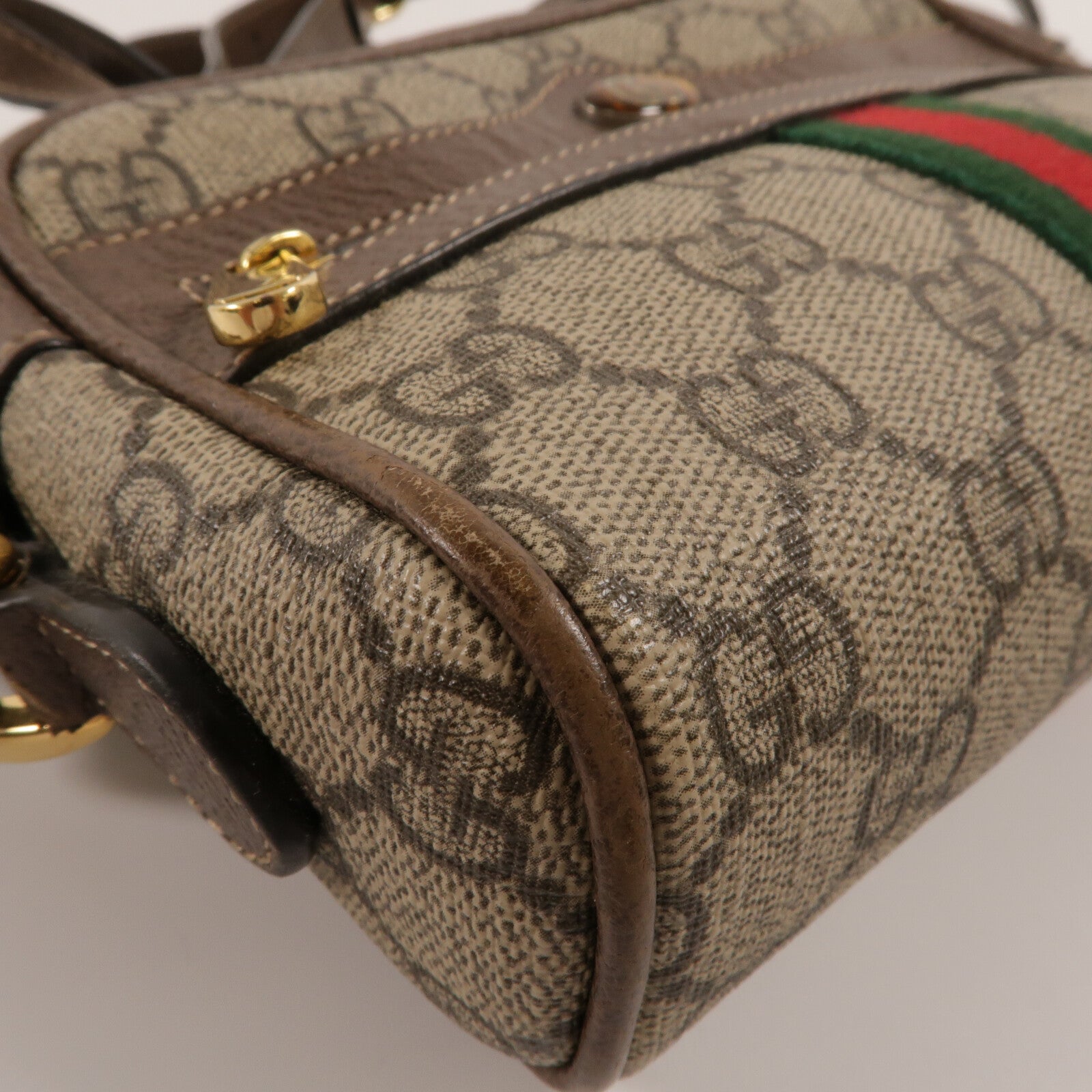 GUCCI 塗層帆布Ophidia Mini肩背袋