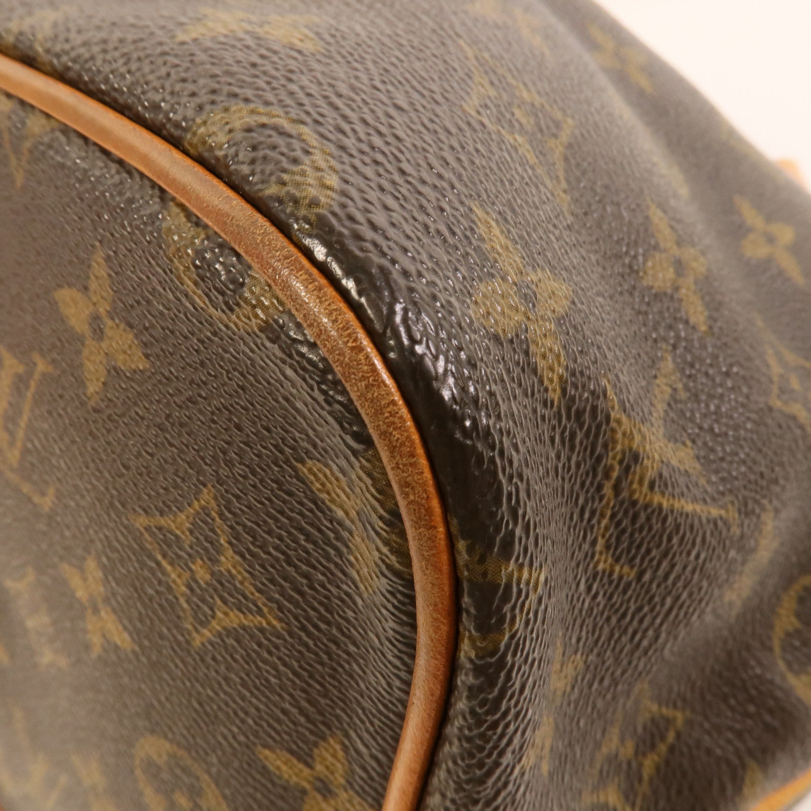 LOUIS VUITTON Monogram Palermo PM金扣手挽肩背兩用袋棕色