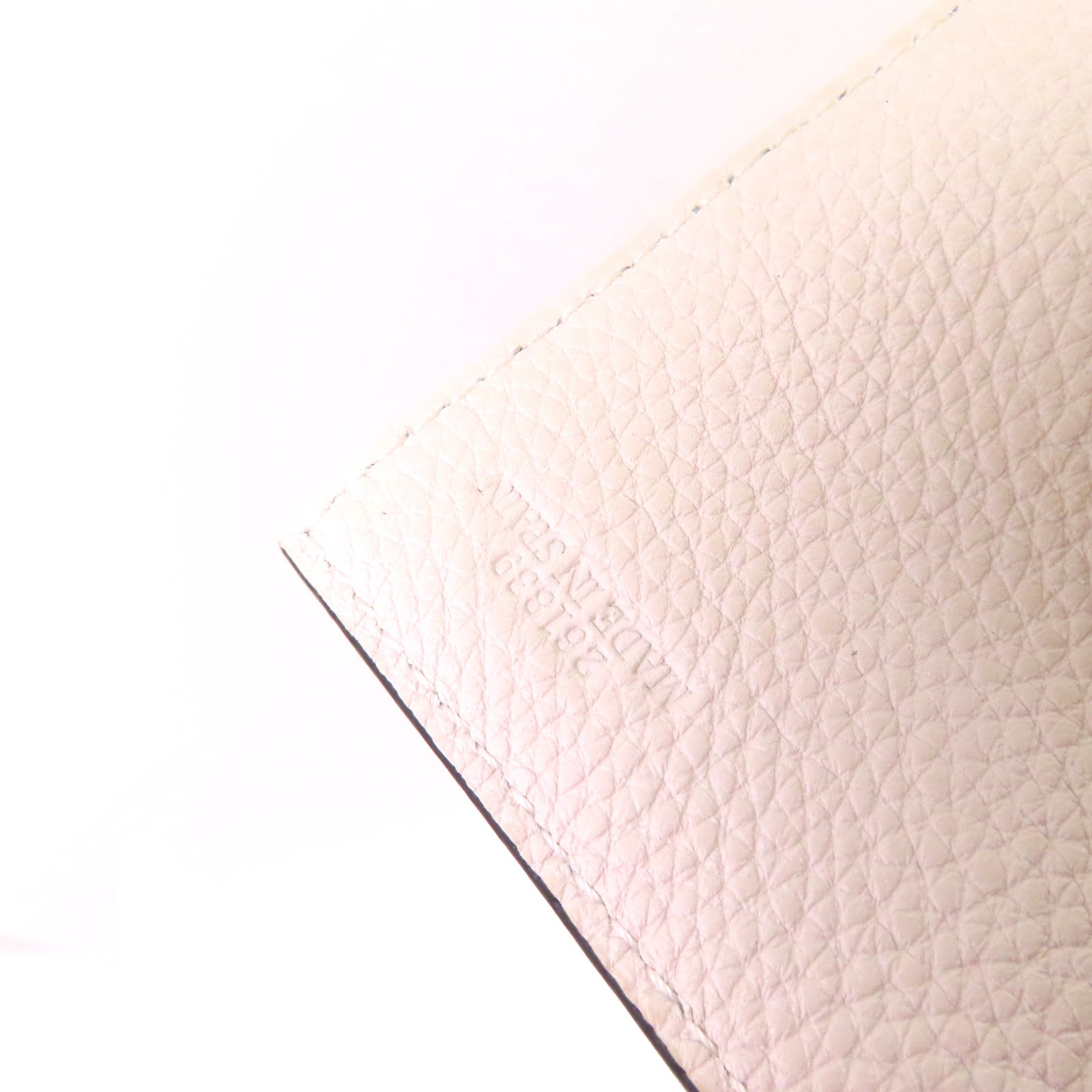 LOEWE 牛皮皮革Tote Bag肩背袋黑色/白色