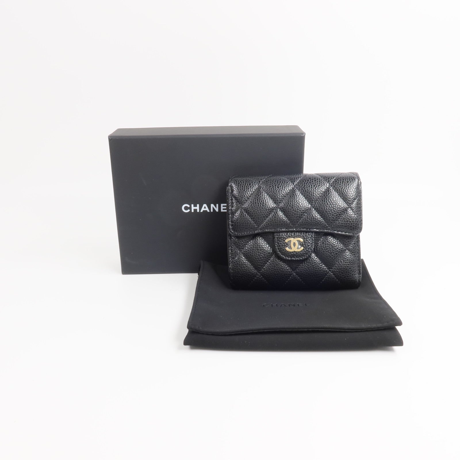 CHANEL 牛皮皮革Classic Small Flap Wallet錢包