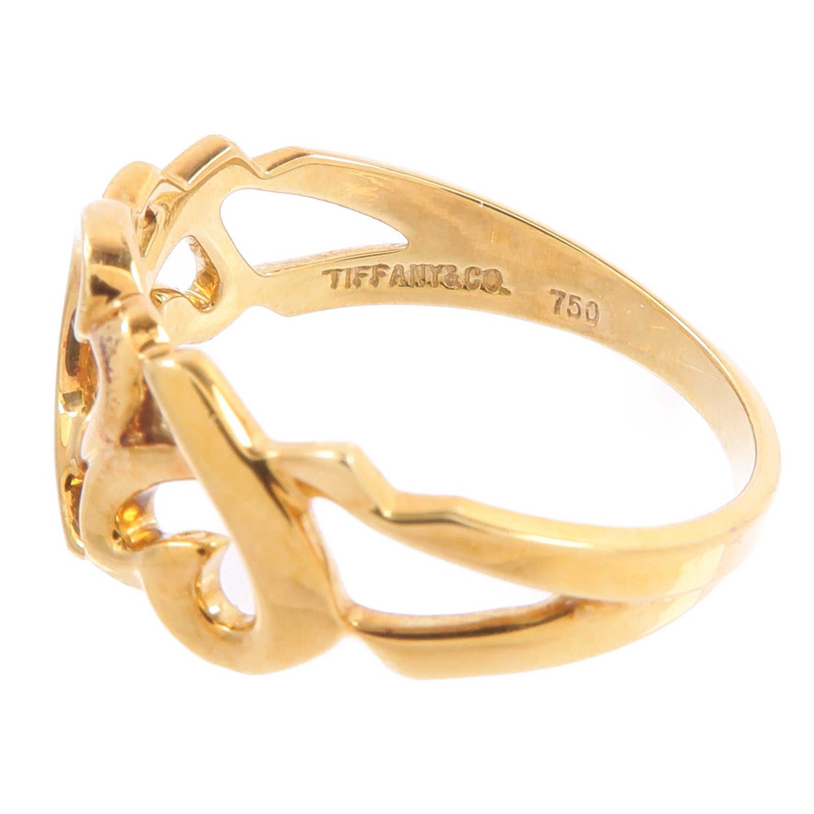 TIFFANY＆CO 18K黃金Paloma Picasso Loving Ring戒指