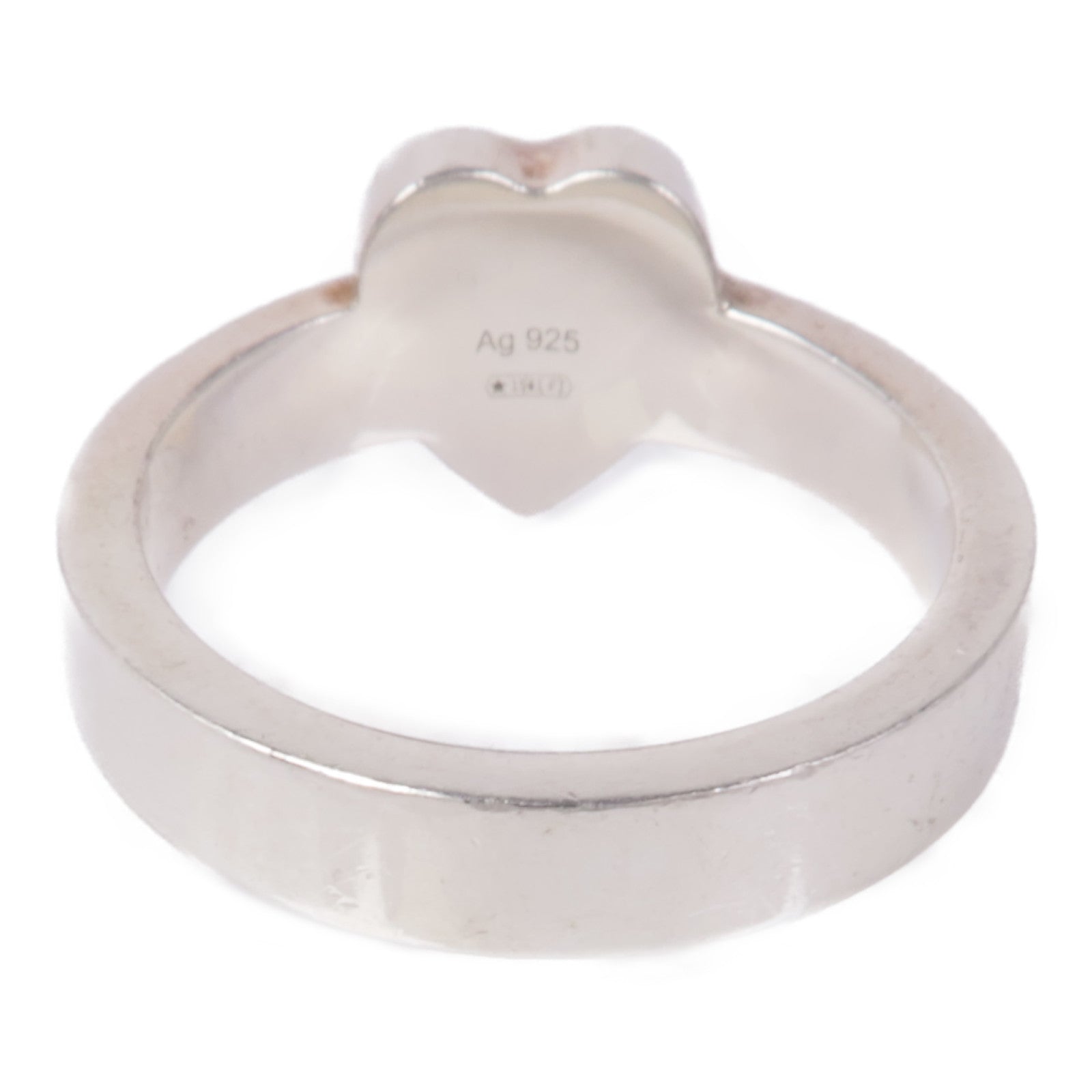 GUCCI 925純銀Heart Ring戒指US#6.75