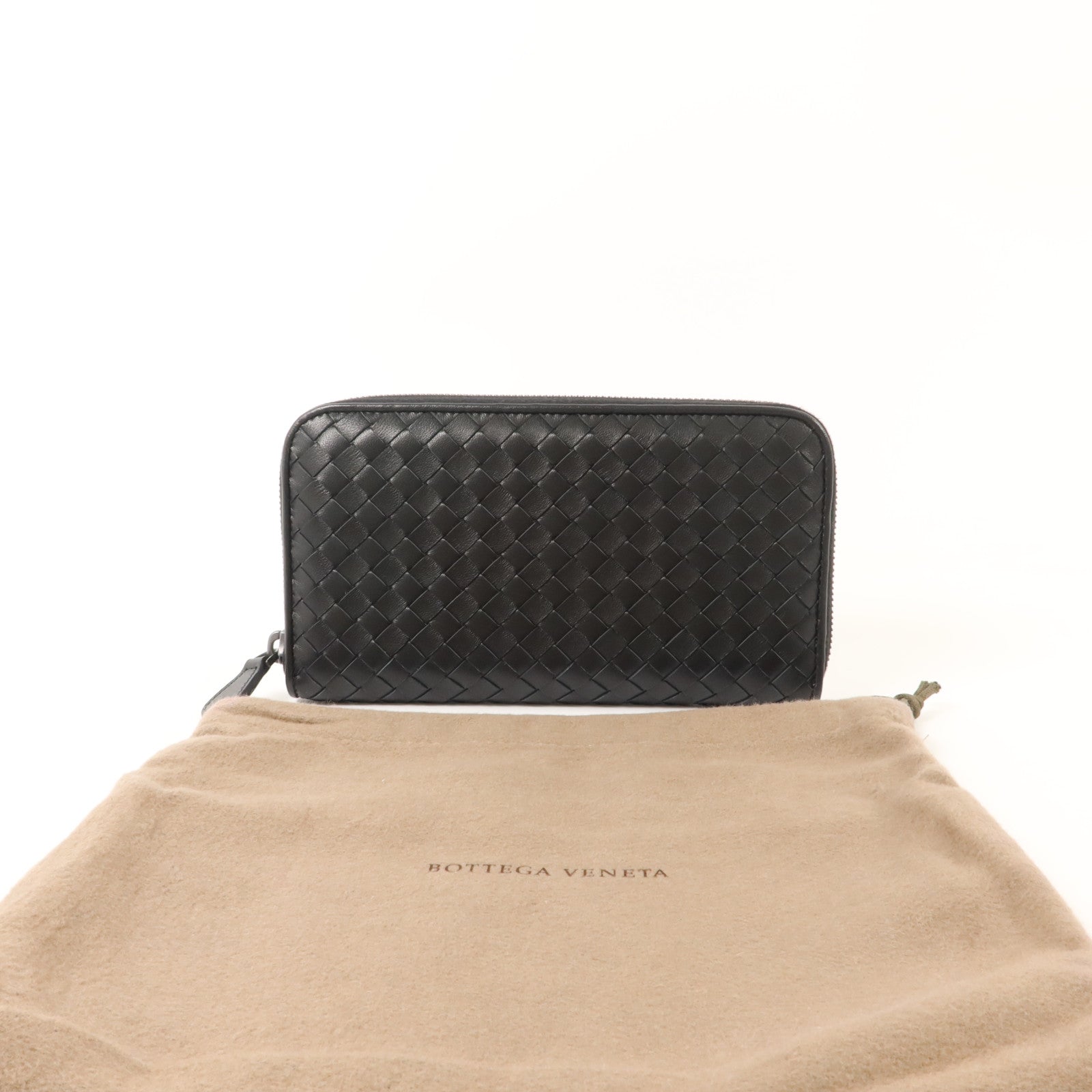 BOTTEGA VENETA 羊皮皮革Zipper Long Wallet長錢包